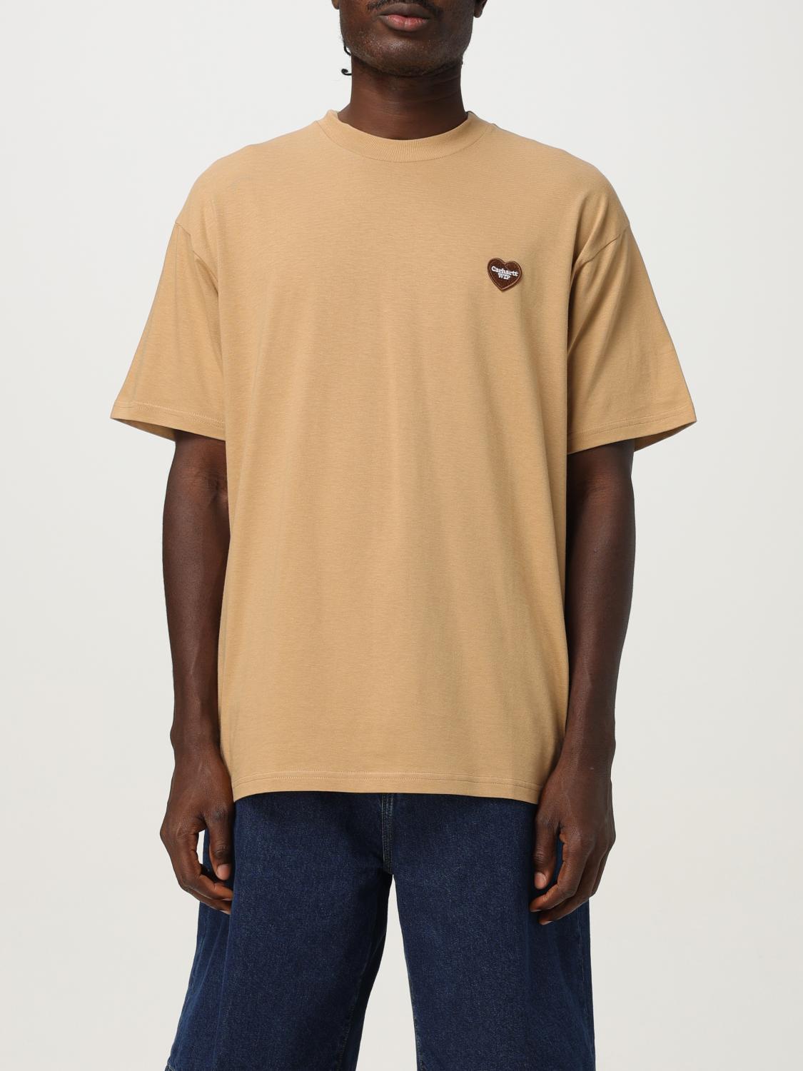 Carhartt Wip Heart Ii Hartt Tshirt In Brown