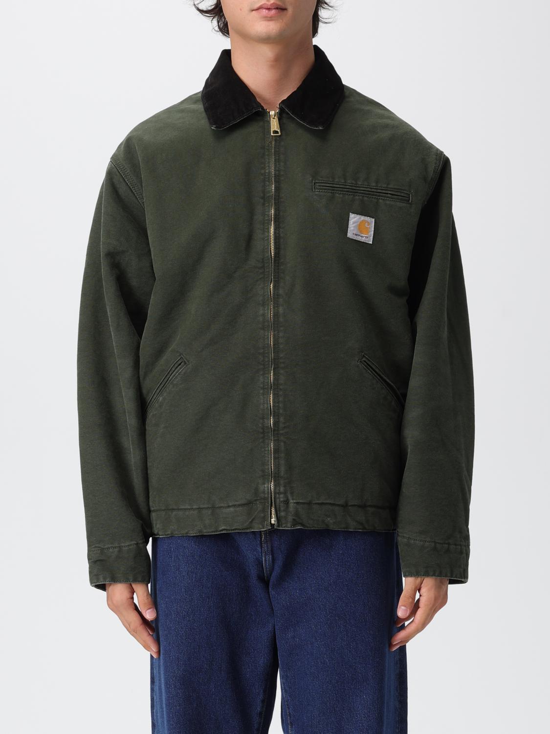 Carhartt Long-sleeved Casual Jacket In Green