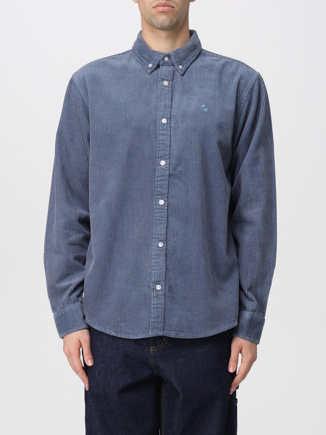 Shirt CARHARTT WIP Men color Gnawed Blue