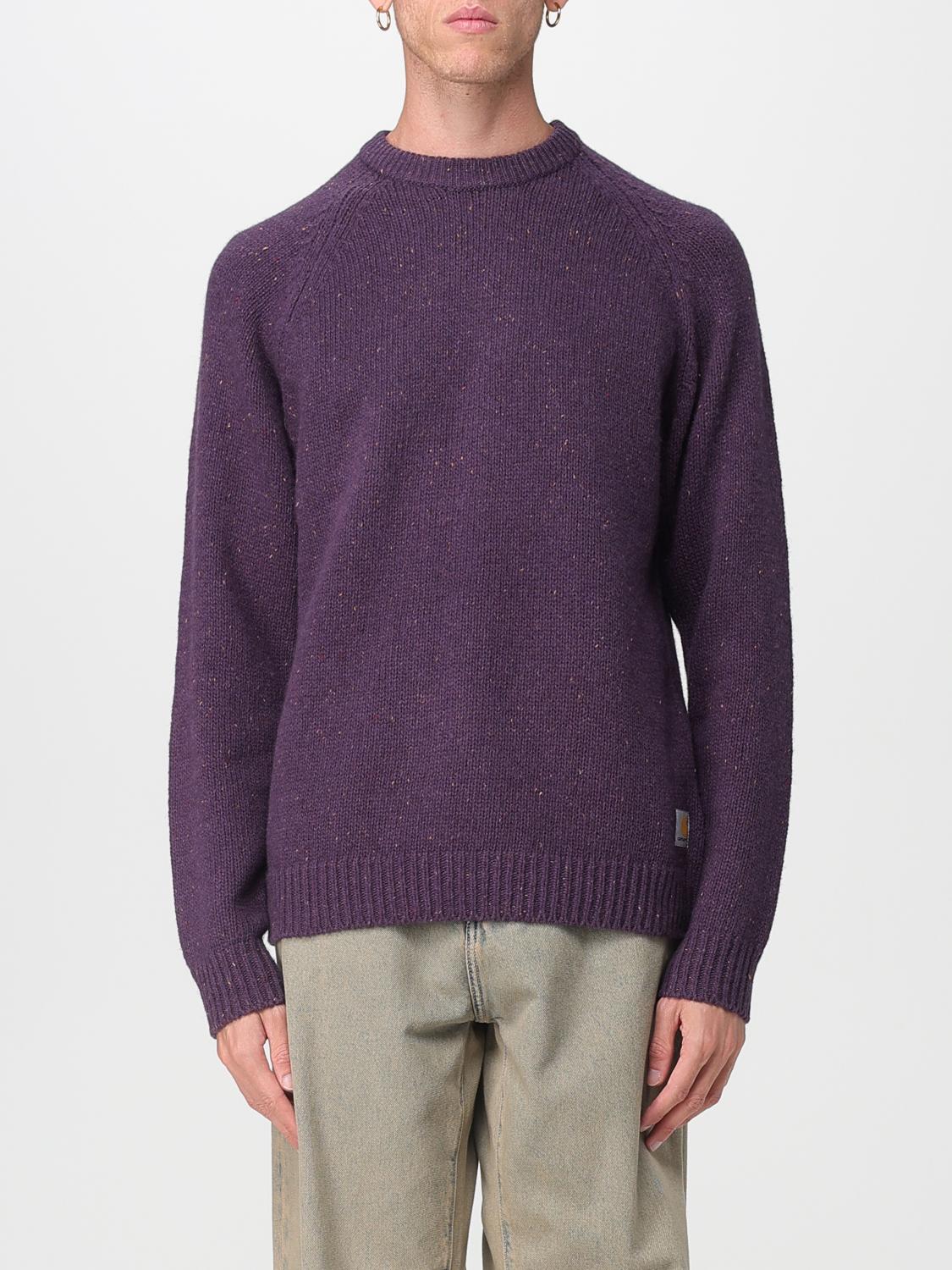 Carhartt Anglistic Knitwear Purple In Purple