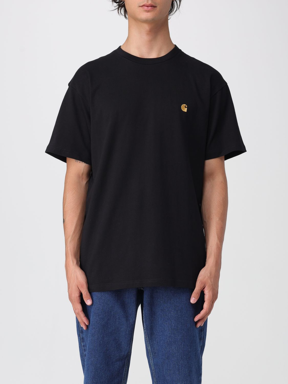 Carhartt T-shirt  Wip Men Color Black In Black