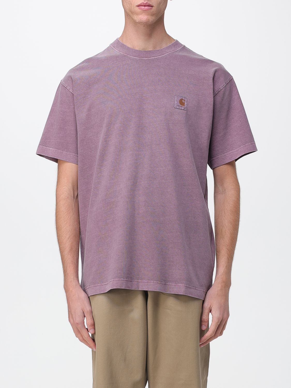Carhartt T-shirt Wip Men Color Lilac In Purple