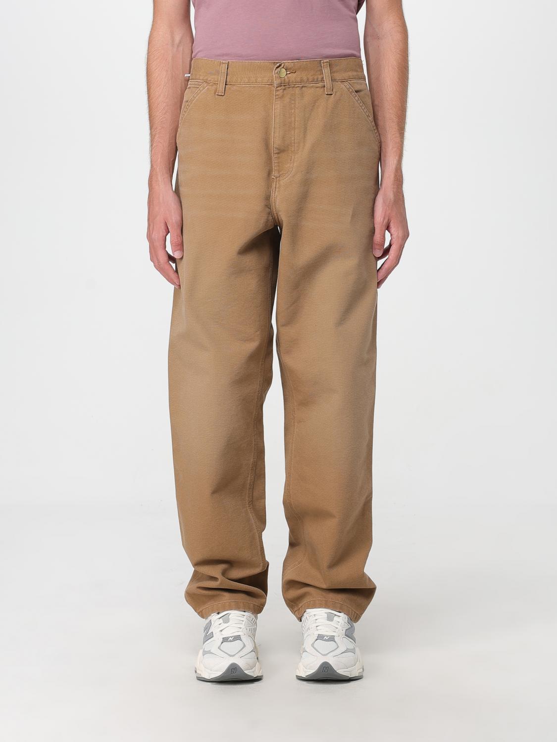 Carhartt Pants  Wip Men Color Leather In Brown
