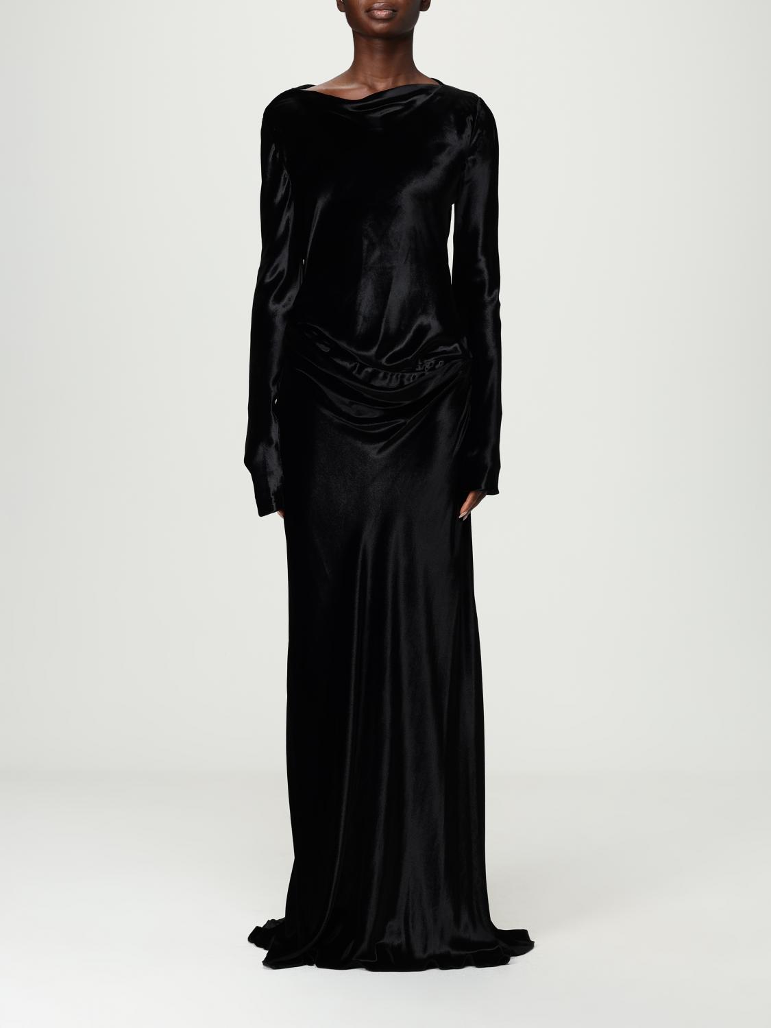 Alberta Ferretti Dress Woman  In Black