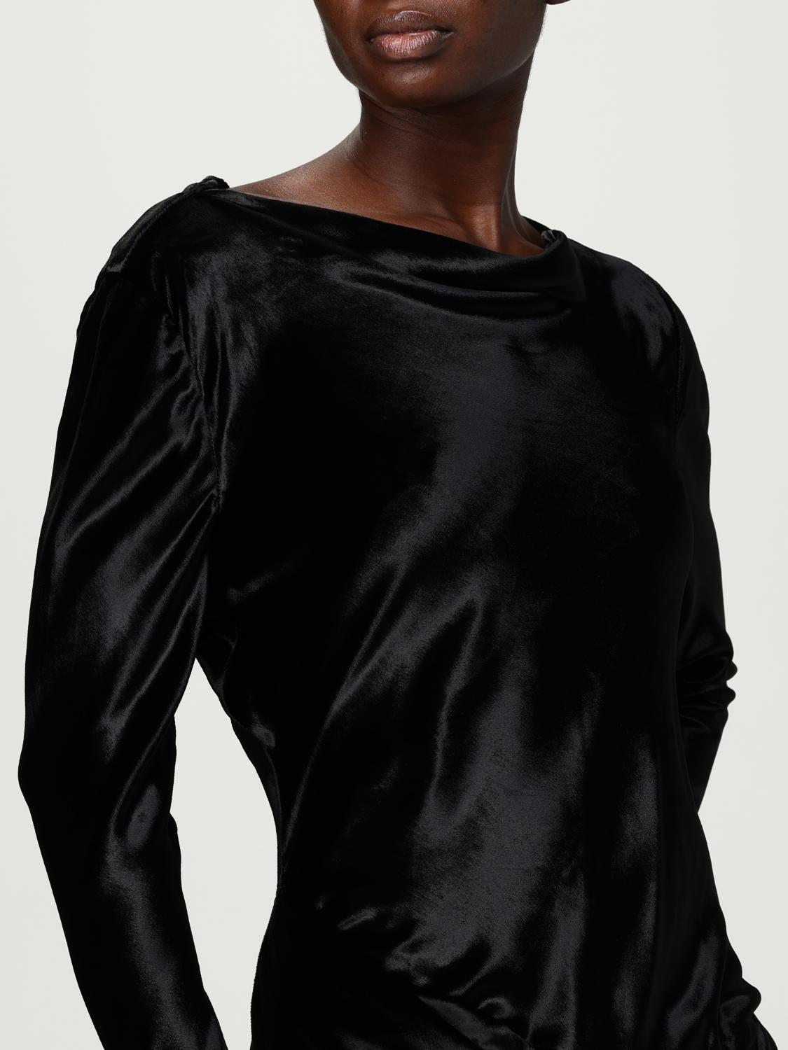 Alberta Ferretti Dress Woman In Black