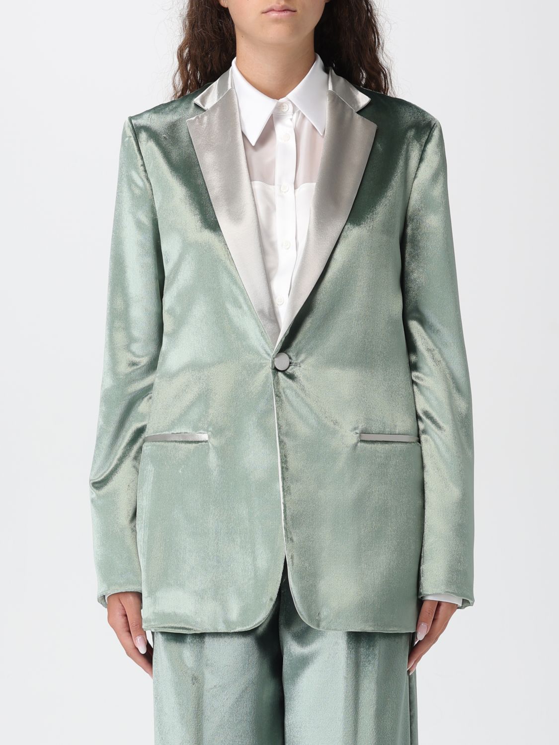 Alberta Ferretti Blazer  Woman Color Green
