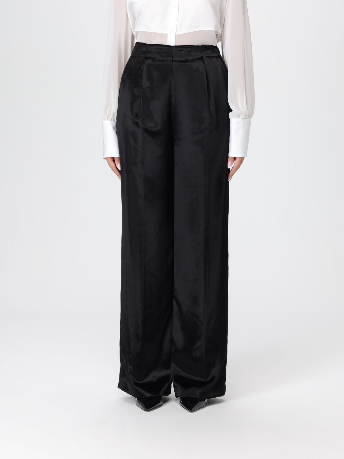 Alberta Ferretti Pants  Woman Color Black In Black