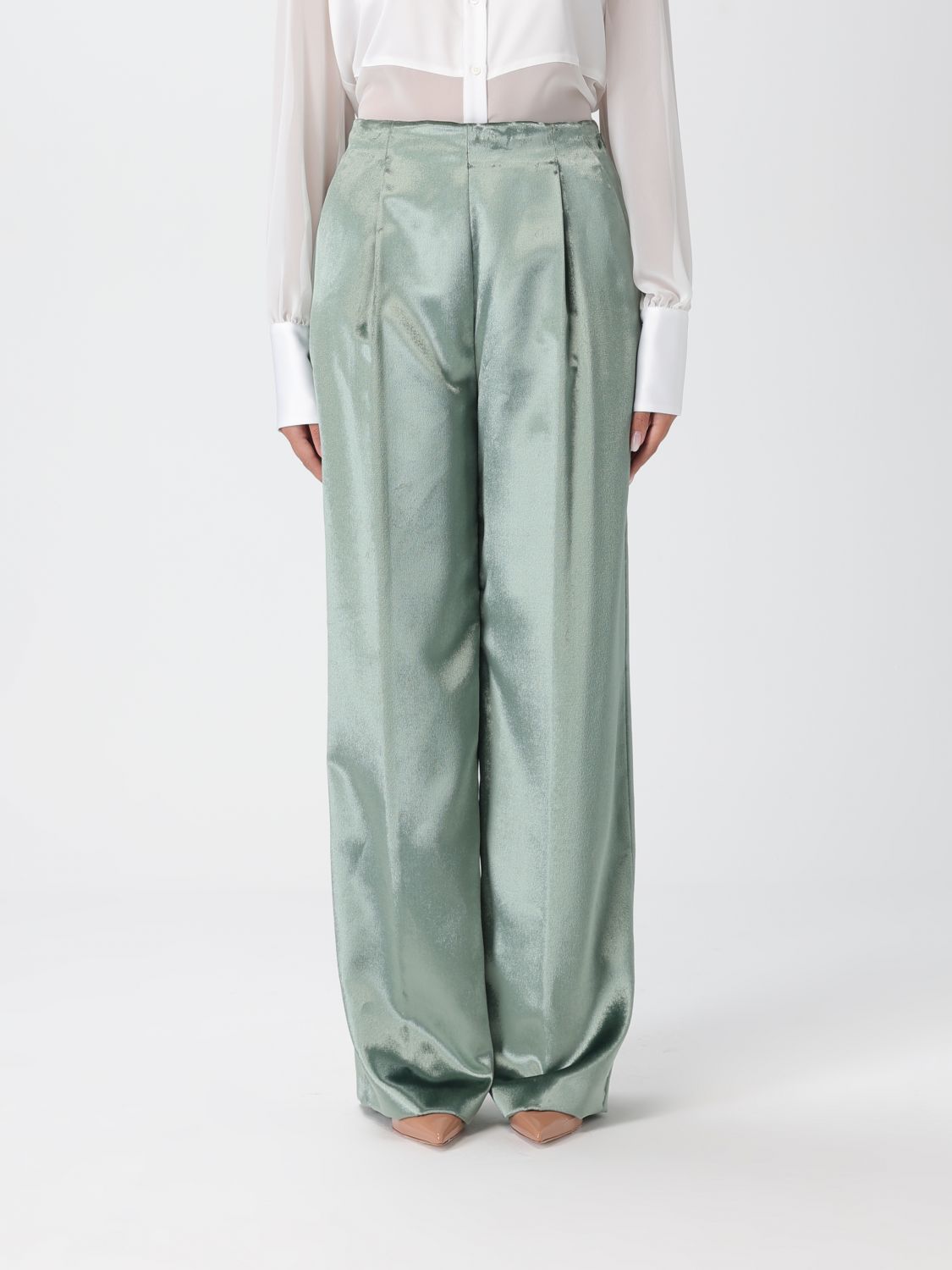 Alberta Ferretti Pants  Woman Color Green