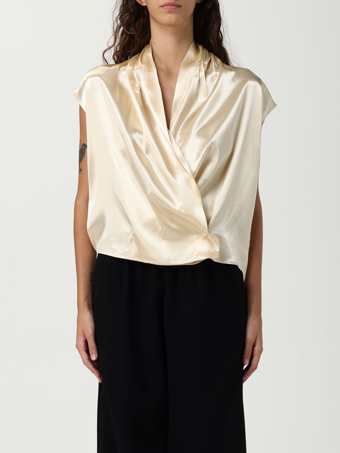 Alberta Ferretti Top  Woman Color Ivory In Neutral