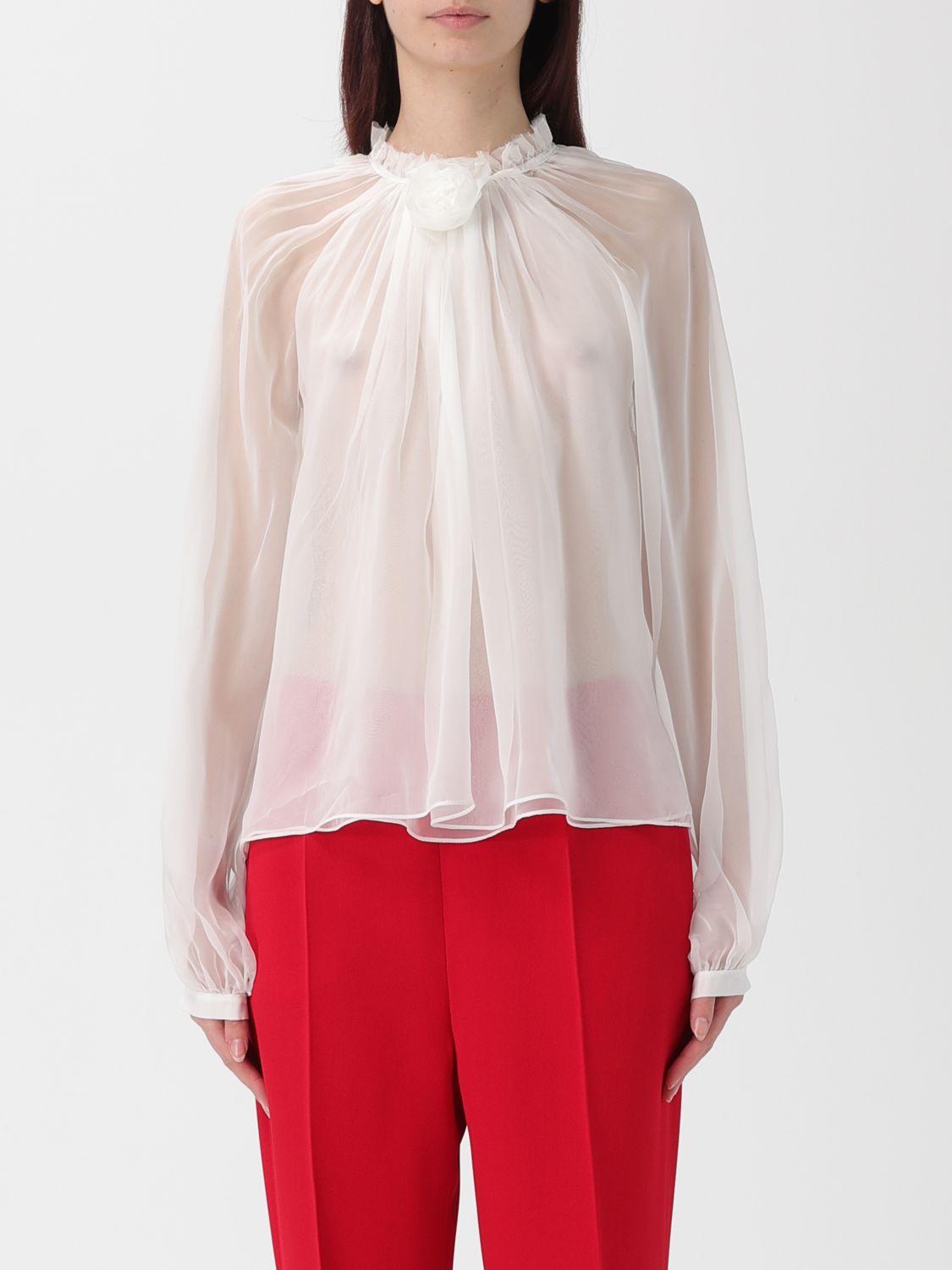 Blusa in seta Alberta Ferretti