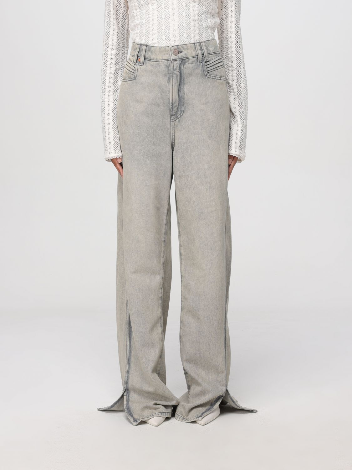 Hugo Boss Jeans Boss Woman Color Grey In Gray