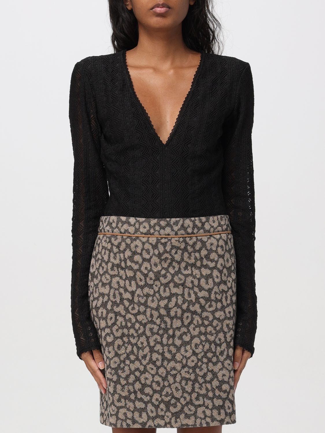 Hugo Boss Top Boss Woman Color Black In Black
