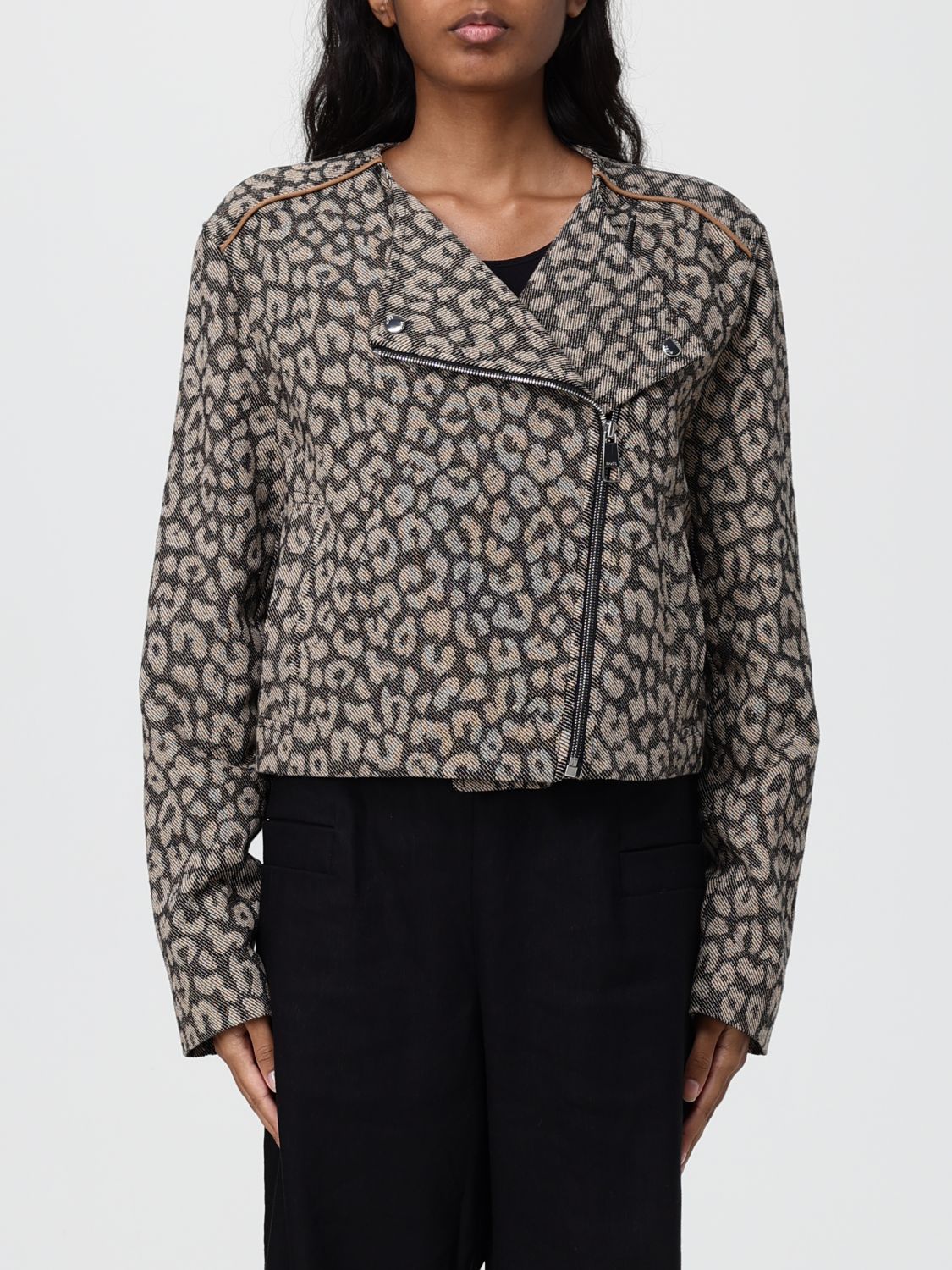 Hugo Boss Blazer Boss Woman Color Multicolor In Gray