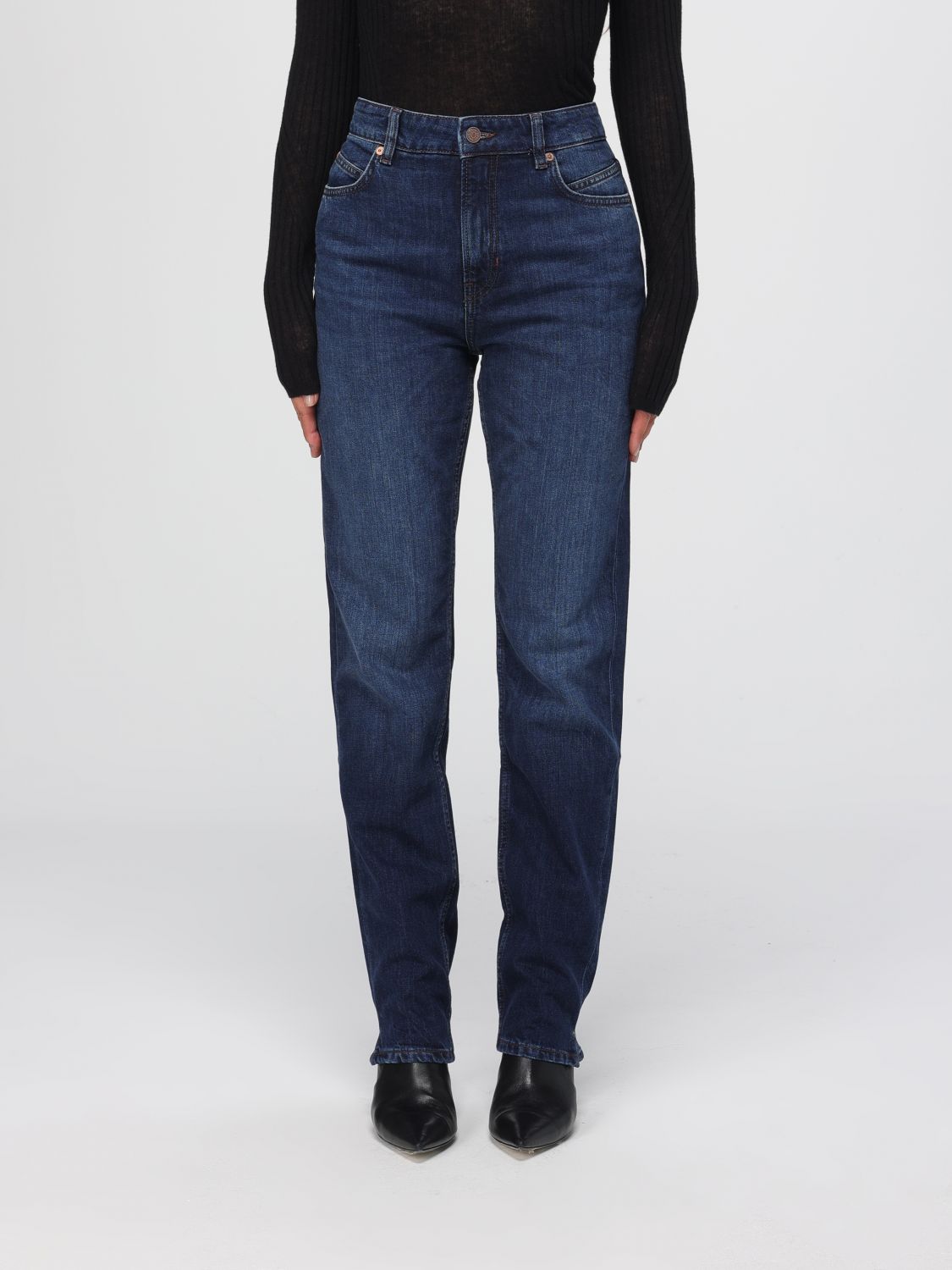 Hugo Boss Jeans Boss Woman Color Blue In Blue