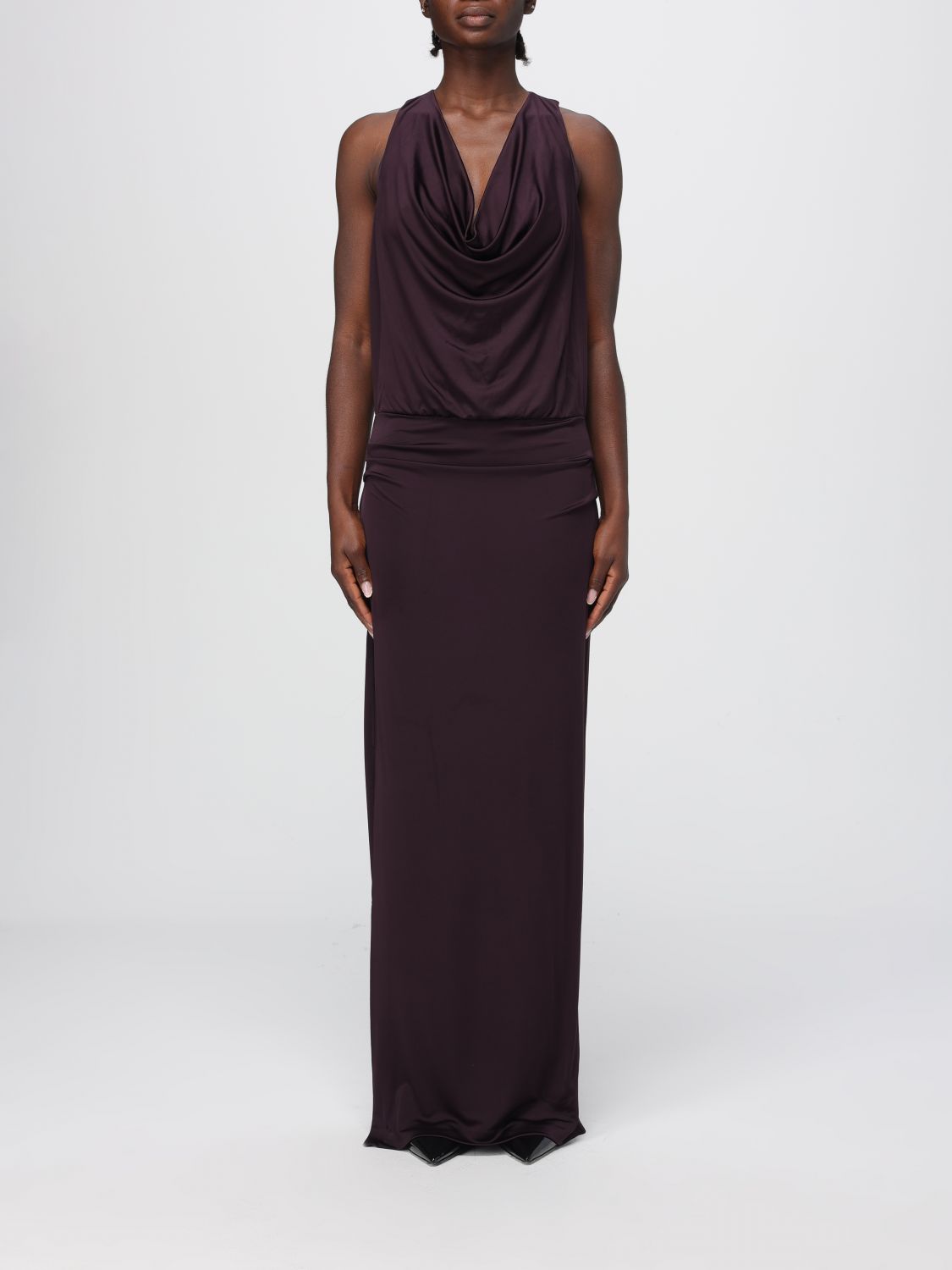 Hugo Boss Dress Boss Woman Color Violet In Purple