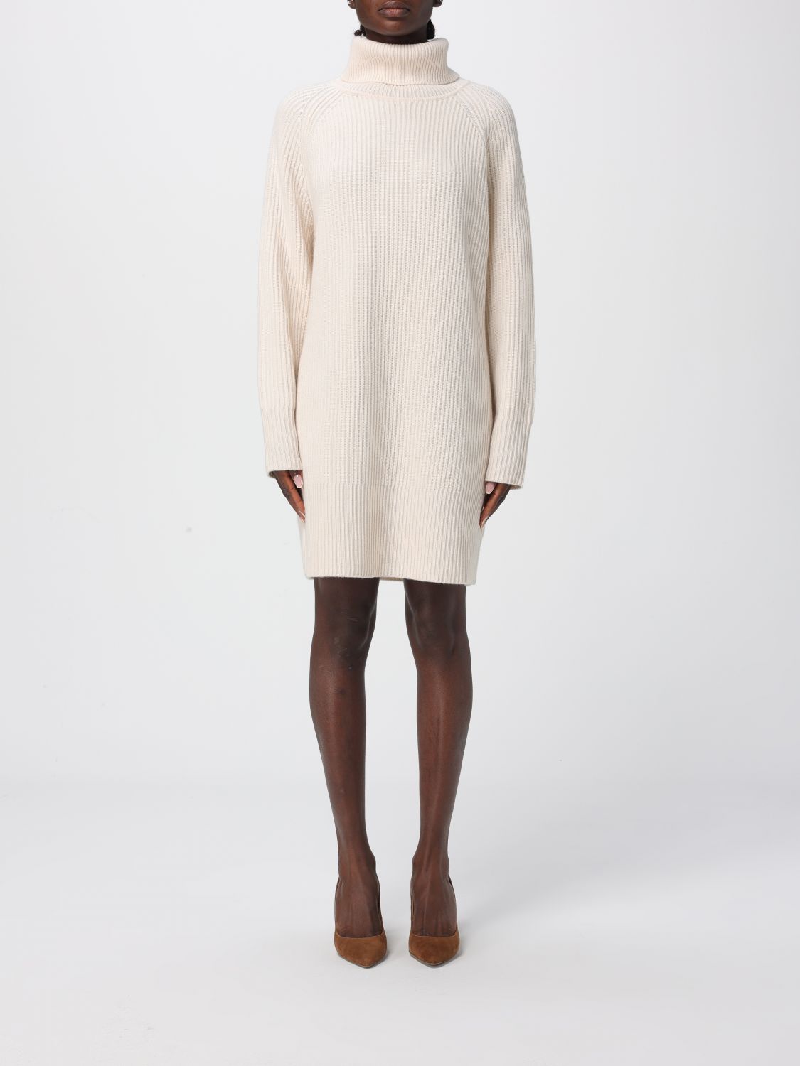 Hugo Boss Dress Boss Woman Color White In White