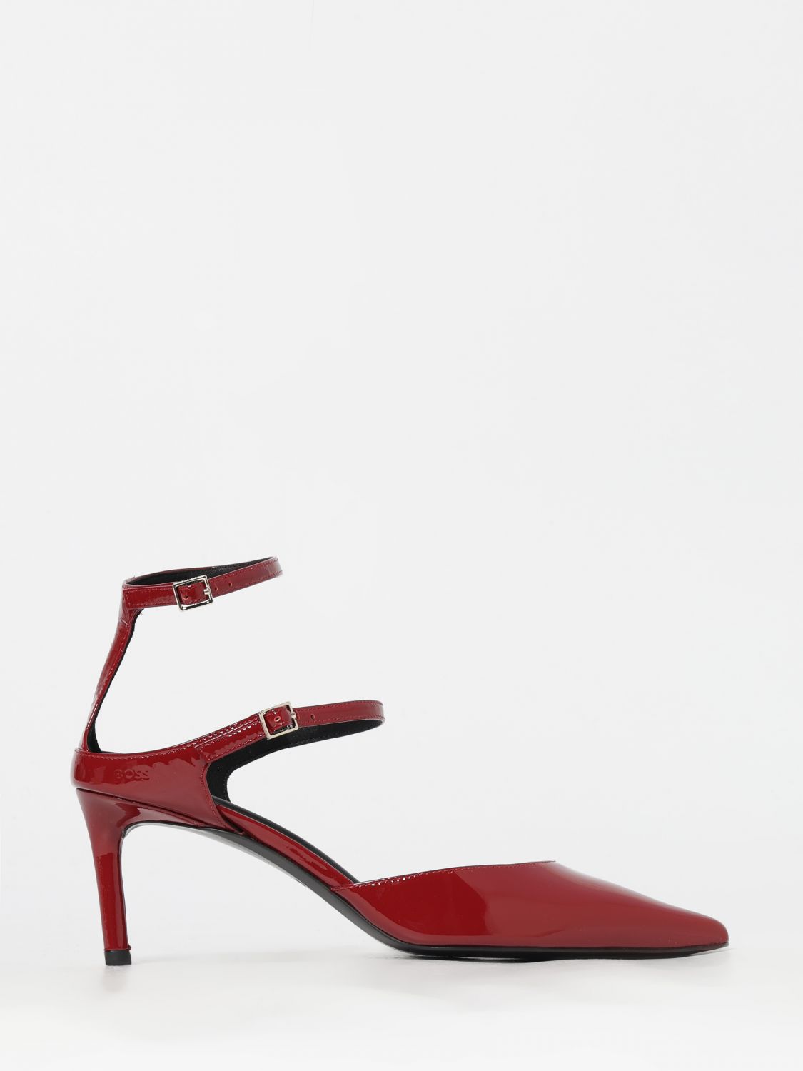 Hugo Boss High Heel Shoes Boss Woman Color Burgundy In Brown