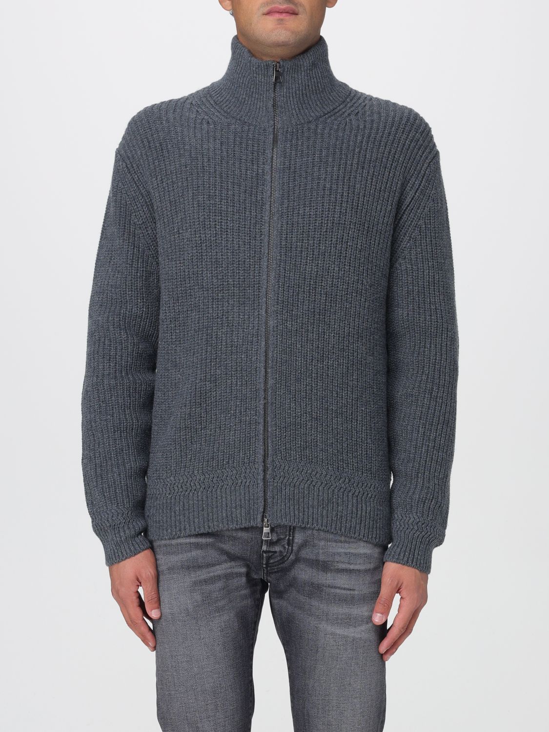 Hugo Boss Sweater Boss Men Color Grey In Gray