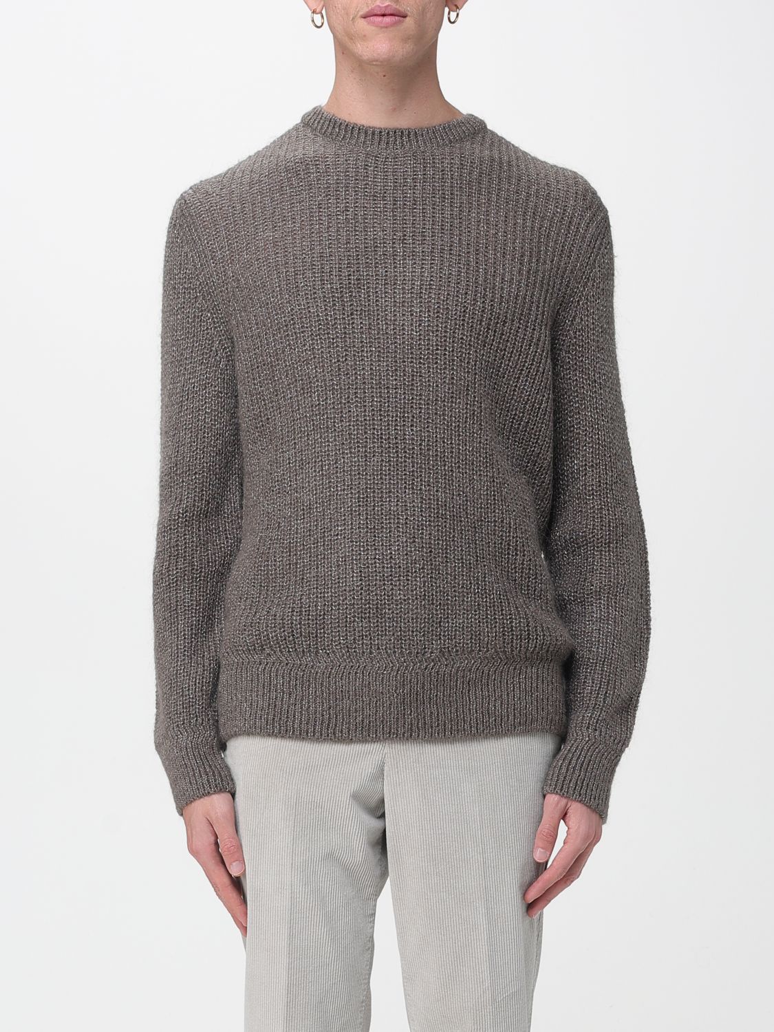 Hugo Boss Sweater Boss Men Color Dove Grey In Multi