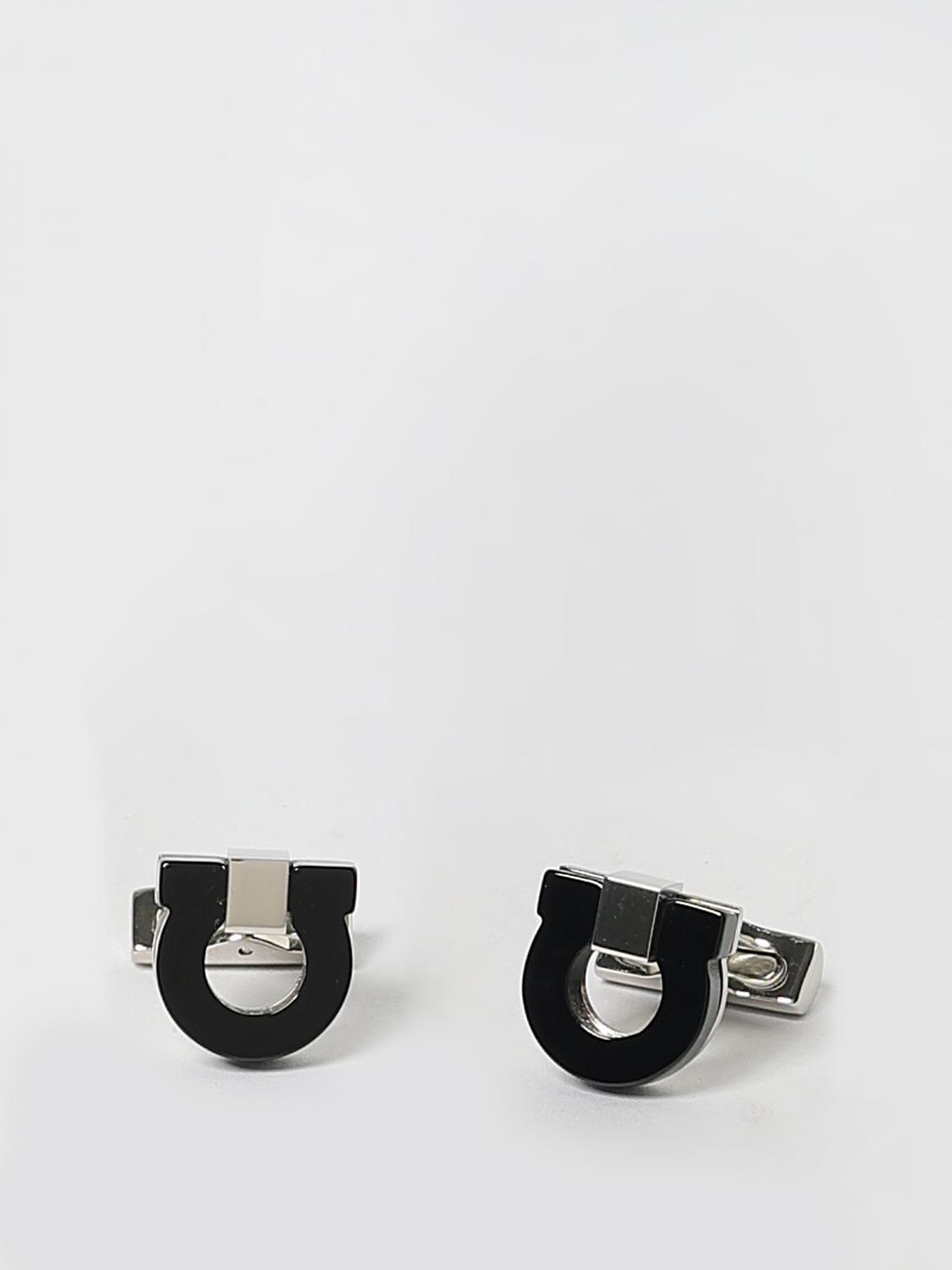 Cufflinks FERRAGAMO Men color Black