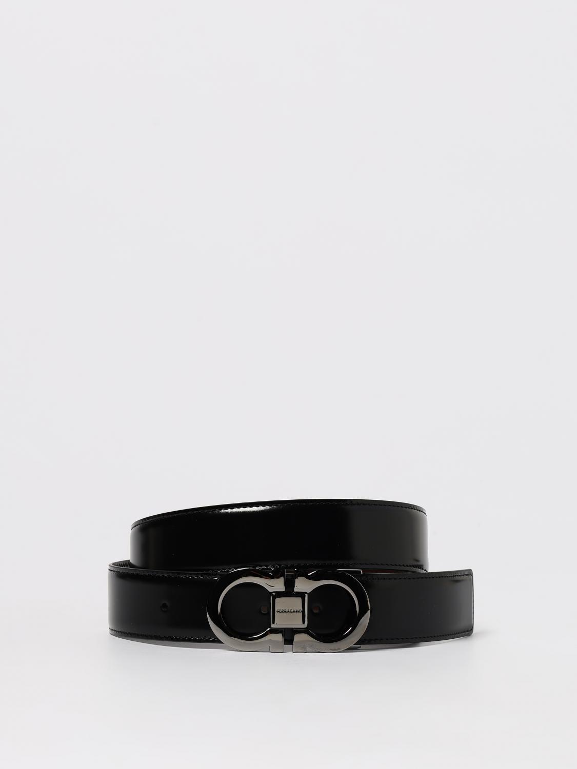 FERRAGAMO Belt Men color Black　FERRAGAMO ベルト メンズ カラー ブラック FERRAGAMO