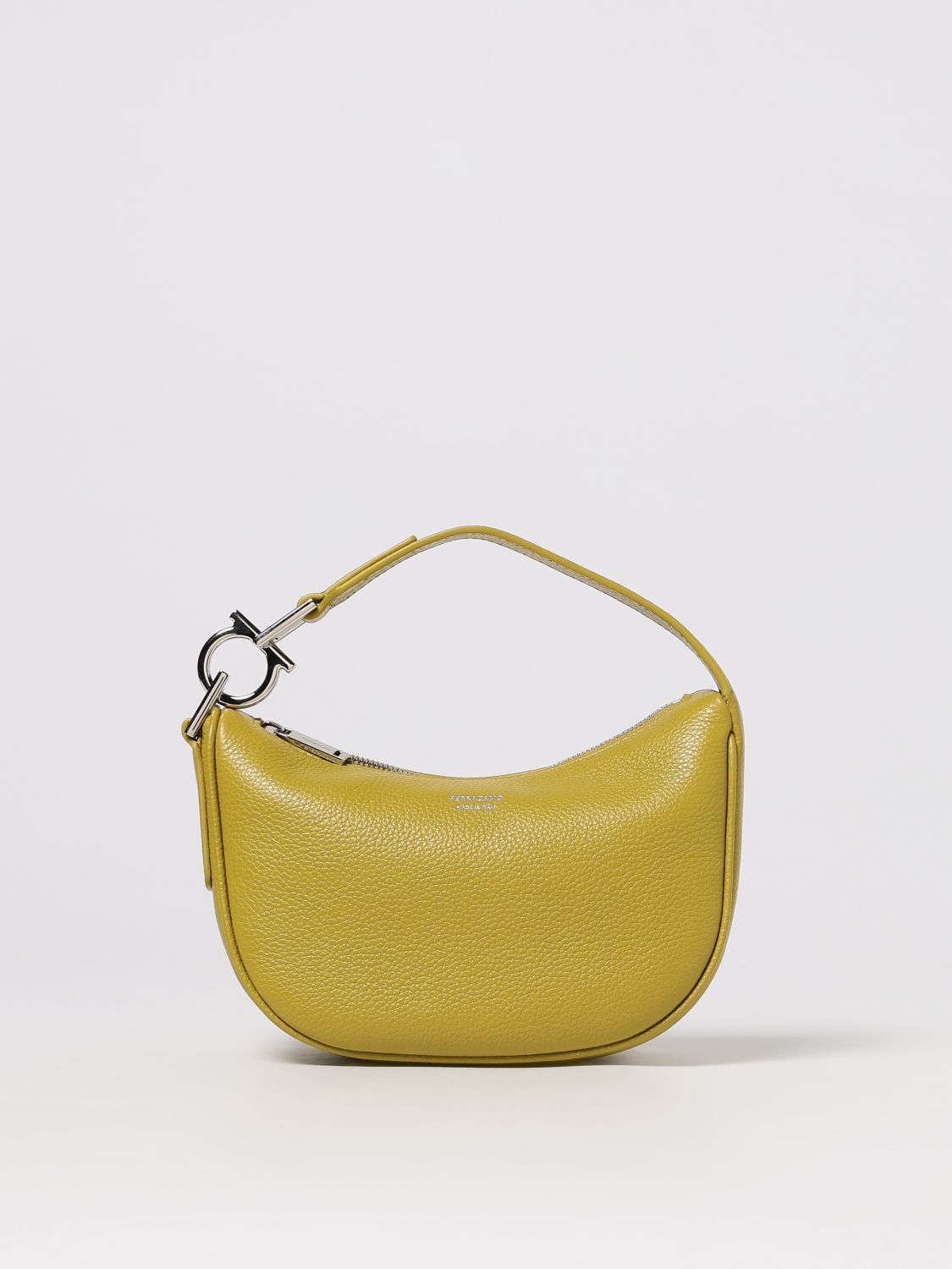 Ferragamo Shoulder Bag Woman Color Lime In Green