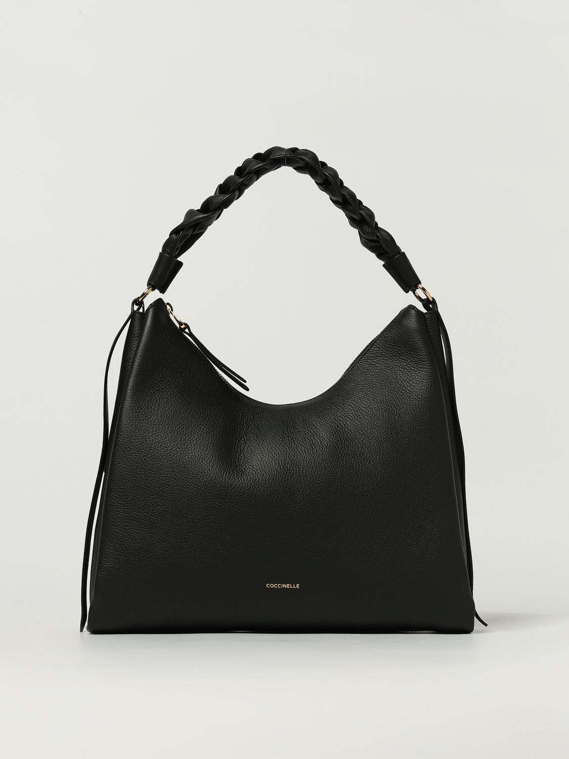 Coccinelle Medium Boheme Shoulder Bag In Black