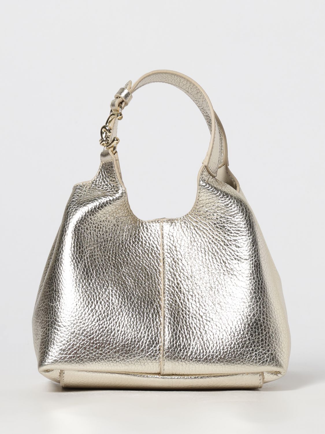 Coccinelle Mini Bag  Woman Color Gold In Gray
