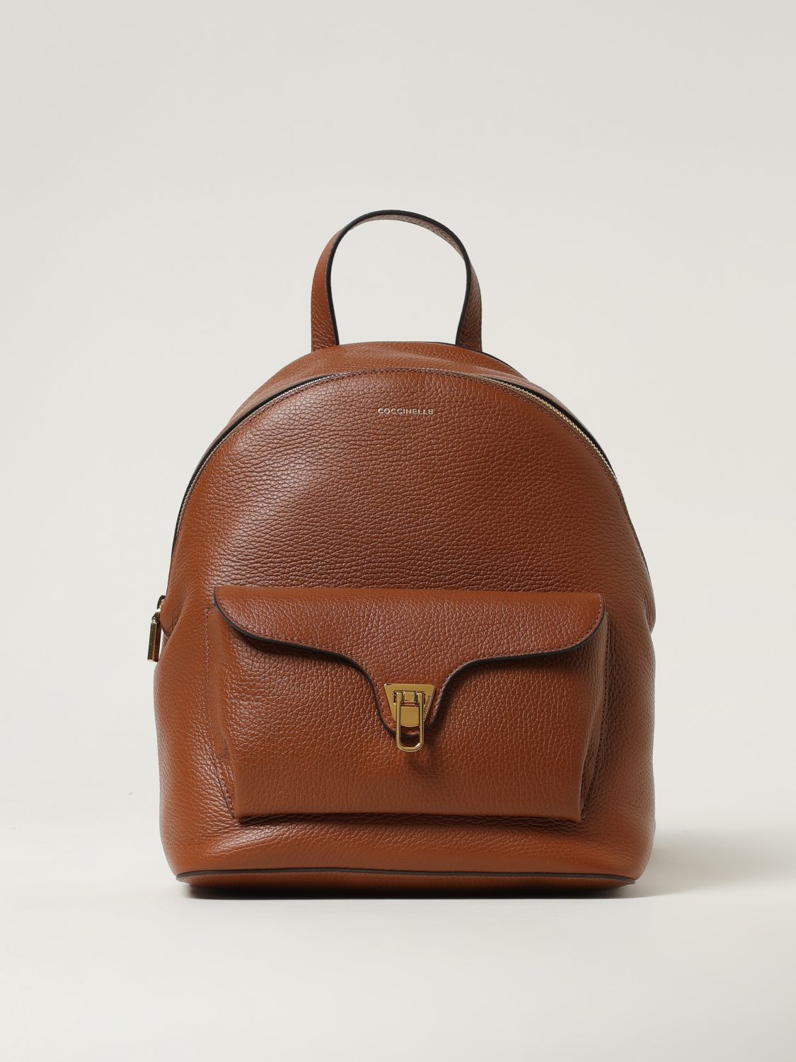 Coccinelle Shoulder Bag  Woman Color Leather In Brown