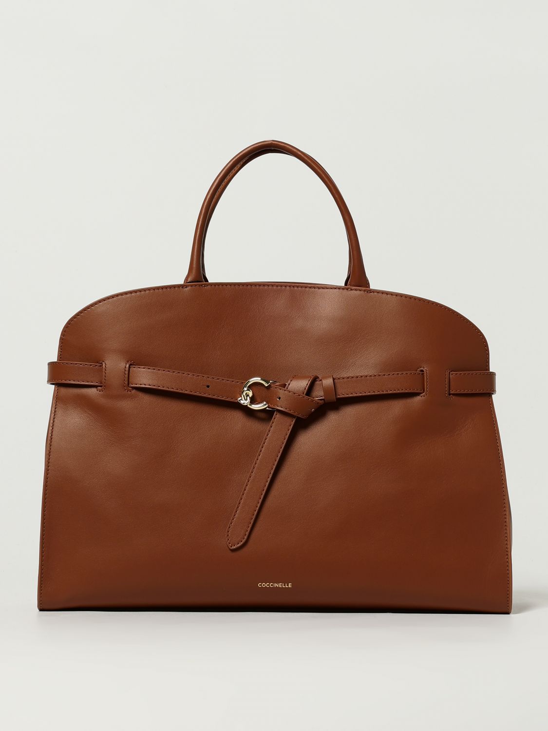 Coccinelle Shoulder Bag  Woman Color Leather In Brown