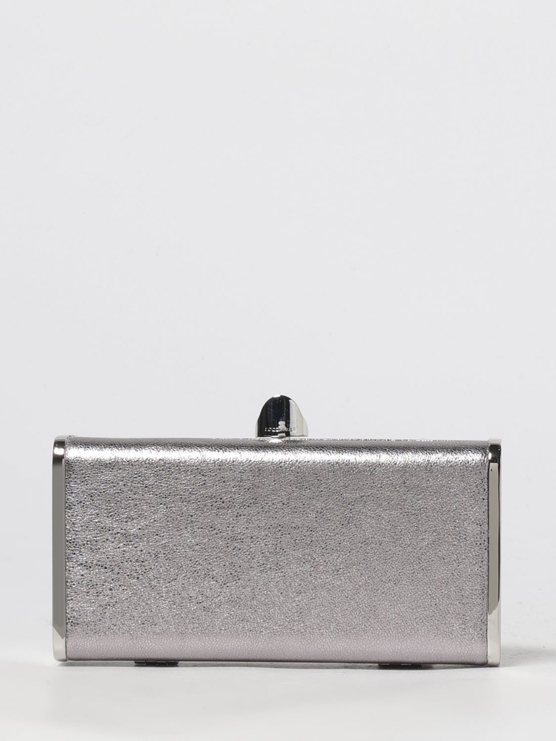 Coccinelle Shoulder Bag Woman Color Silver In Silver