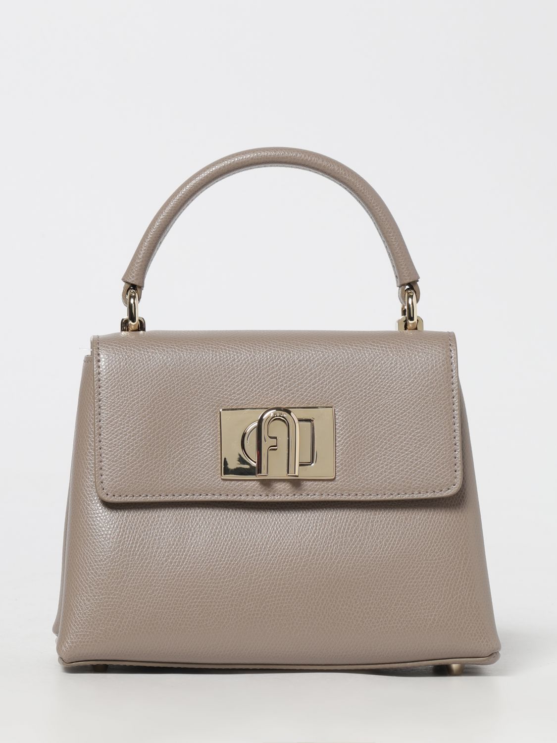 Furla Mini Bag Woman Color Grey In Brown