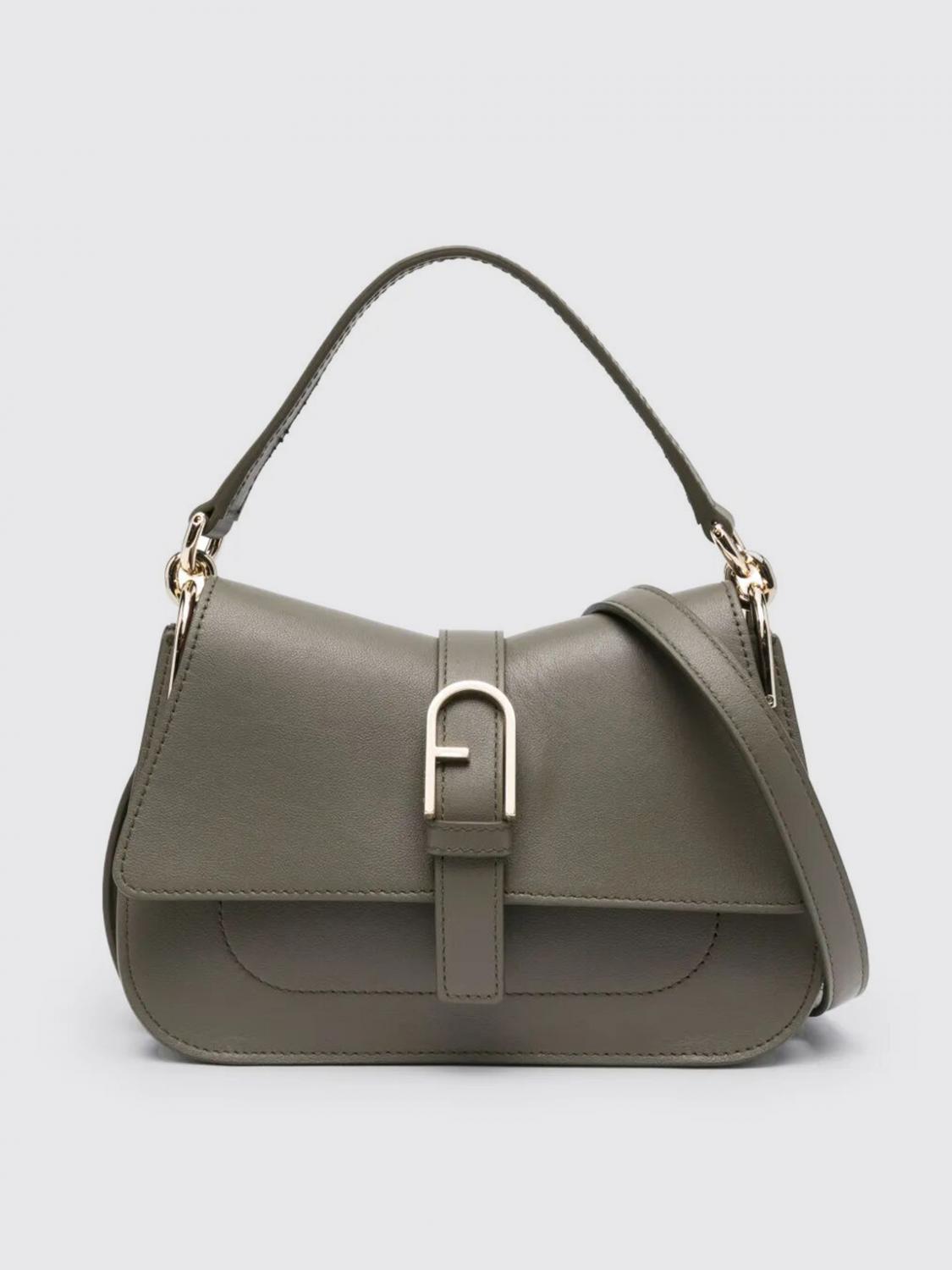 Furla Mini Top Handle Bag Flow In Green