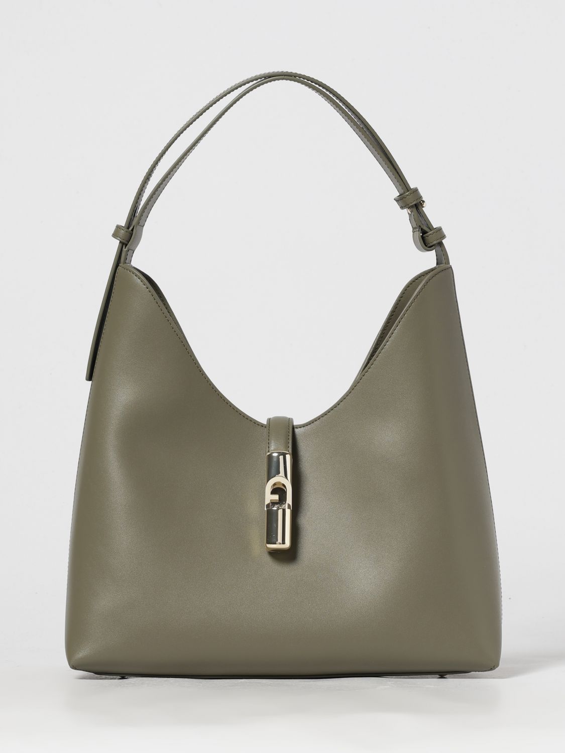 Furla Shoulder Bag Woman Color Sage In Gray