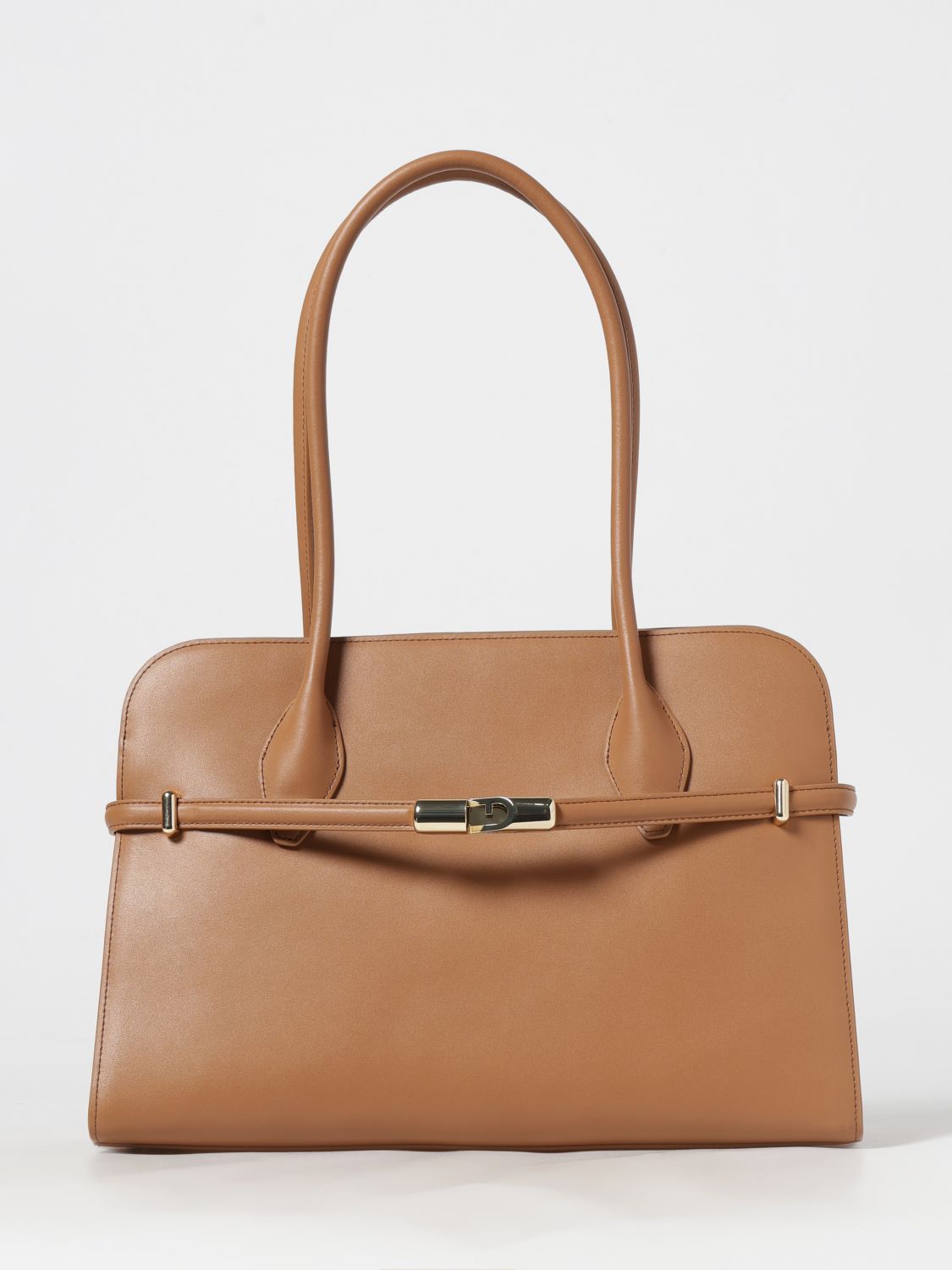 Furla Shoulder Bag  Woman Color Leather In Brown