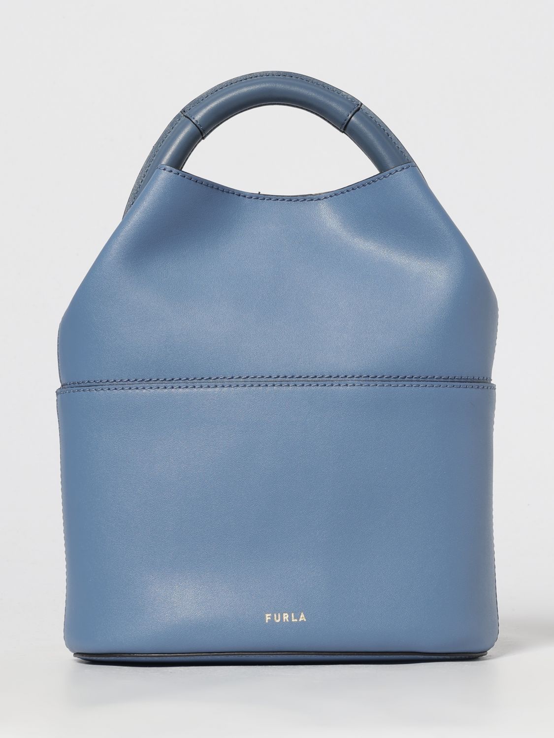 Furla Shoulder Bag Woman Color Denim In Blue