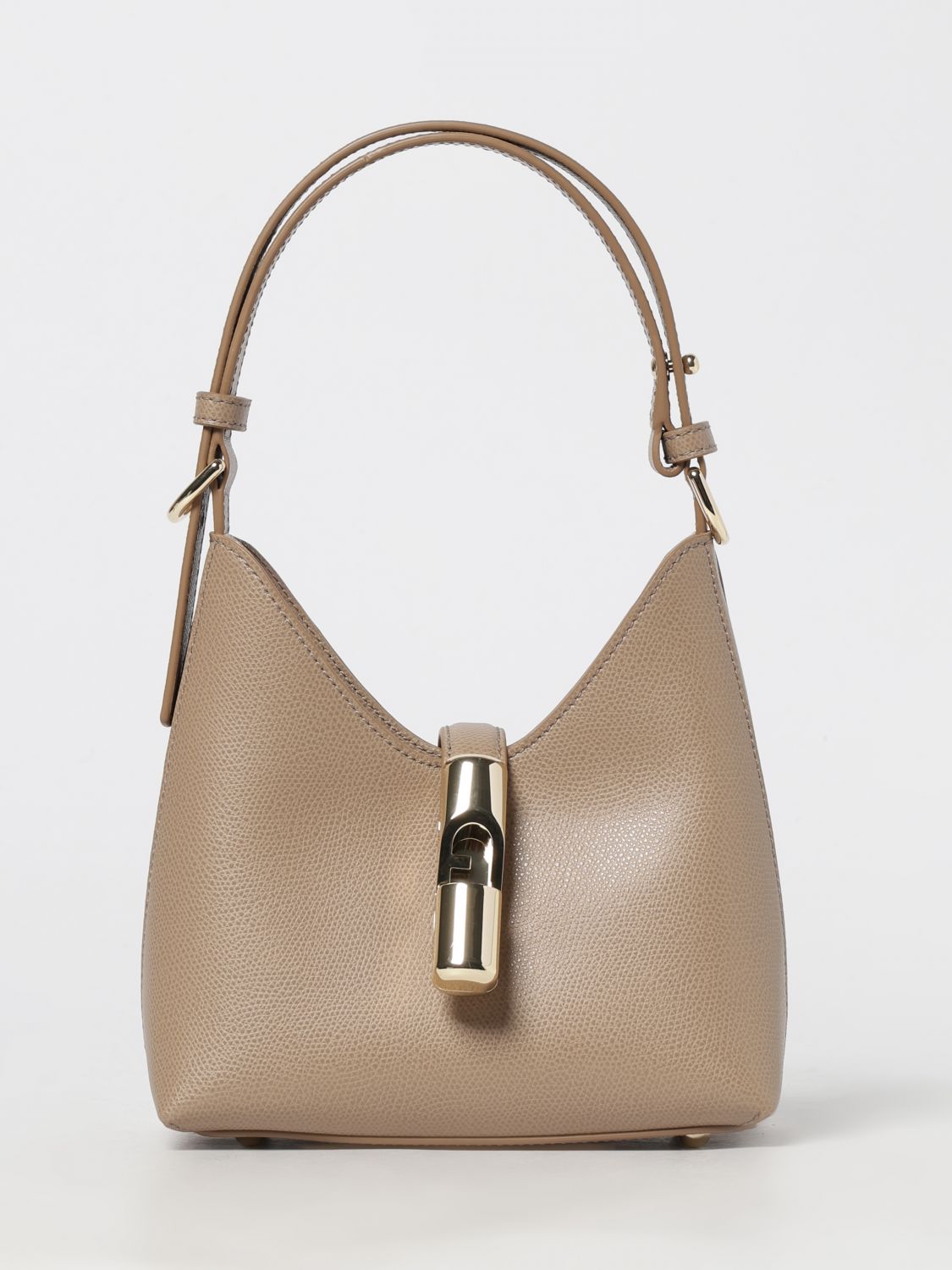 Furla Mini Bag Woman Color Dove Grey In Neutral