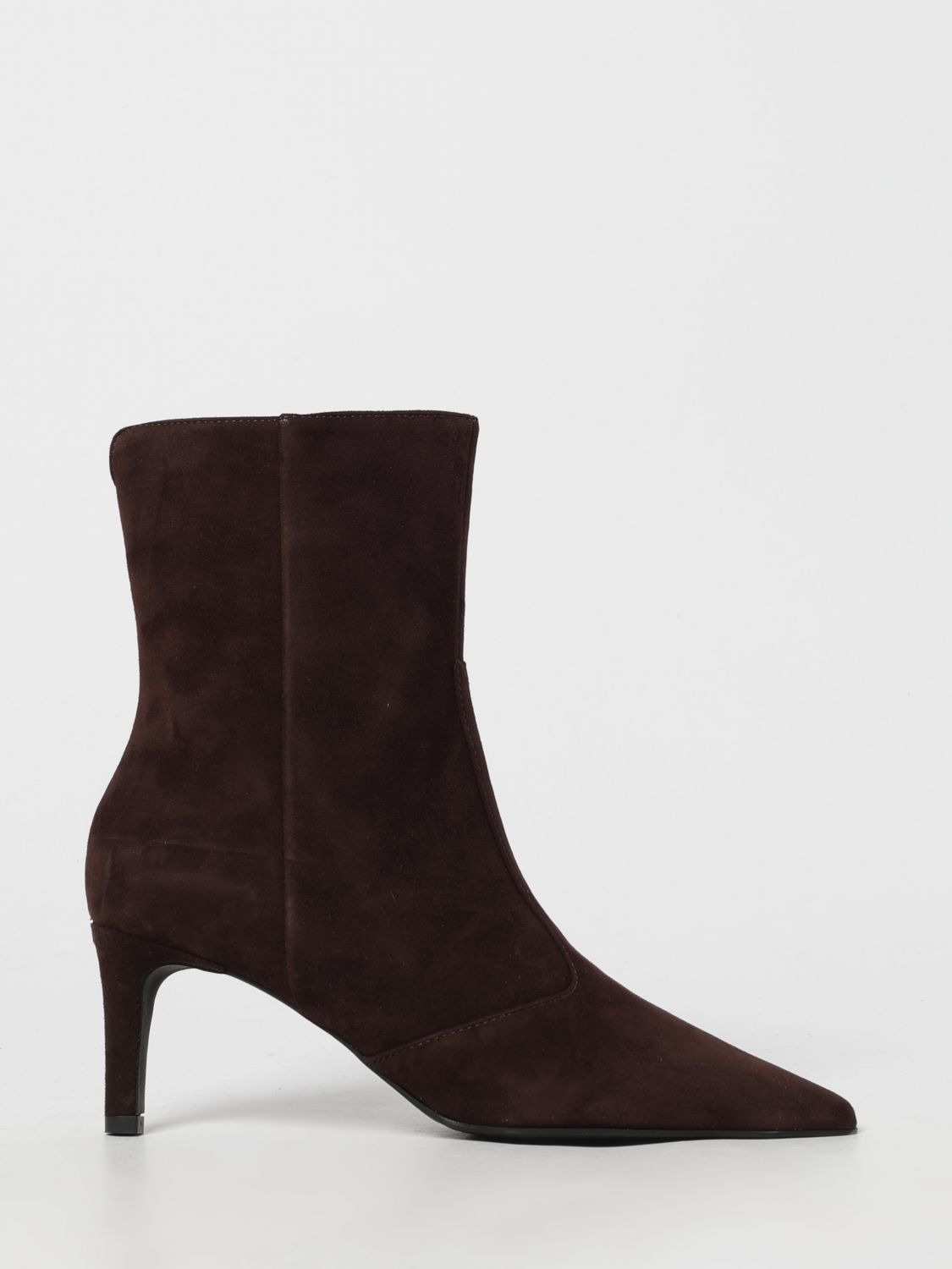 Furla Flat Ankle Boot  Woman Color Dark In Brown