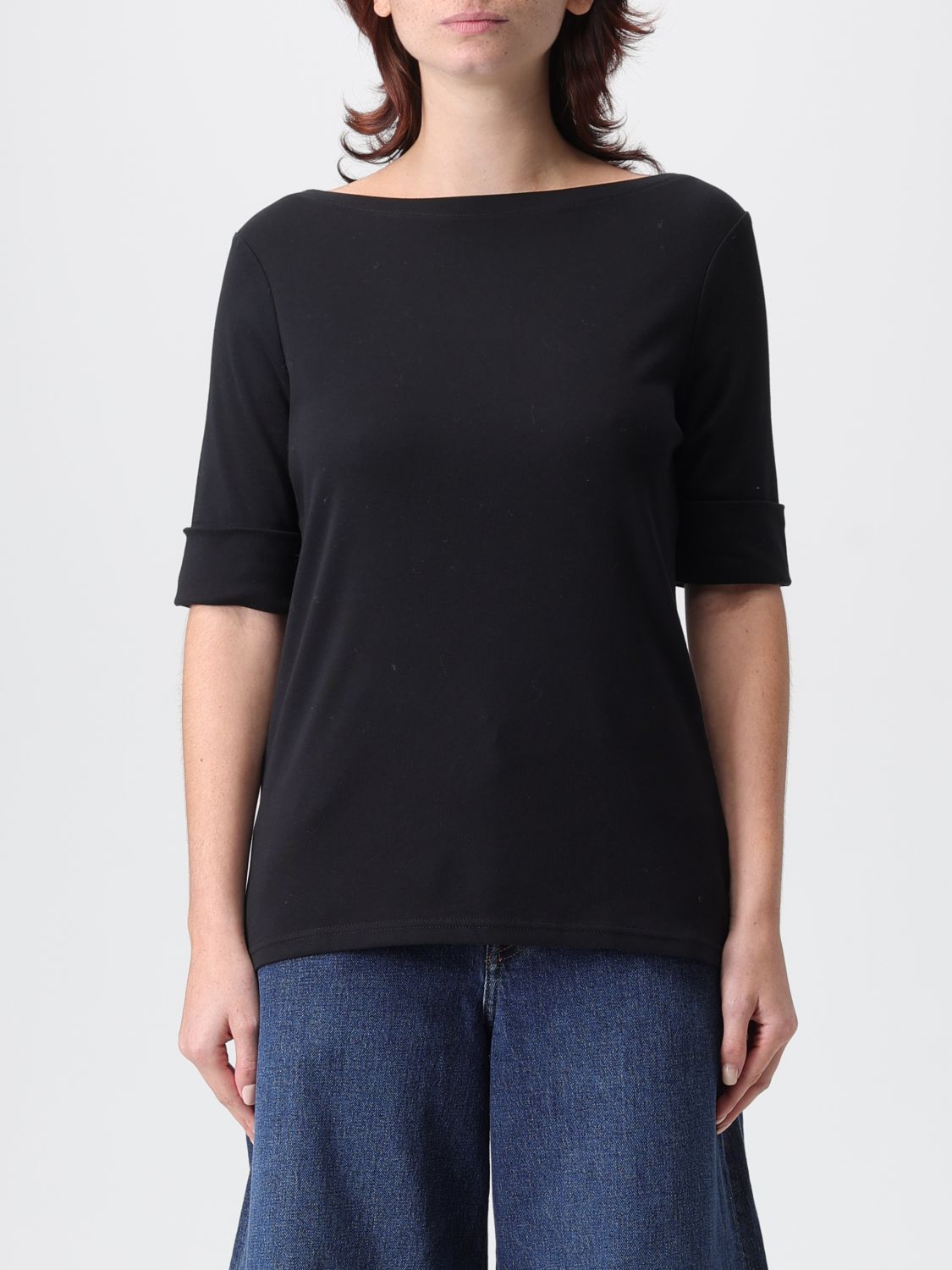 Ralph Lauren T-shirt Lauren  Woman Color Black In Black