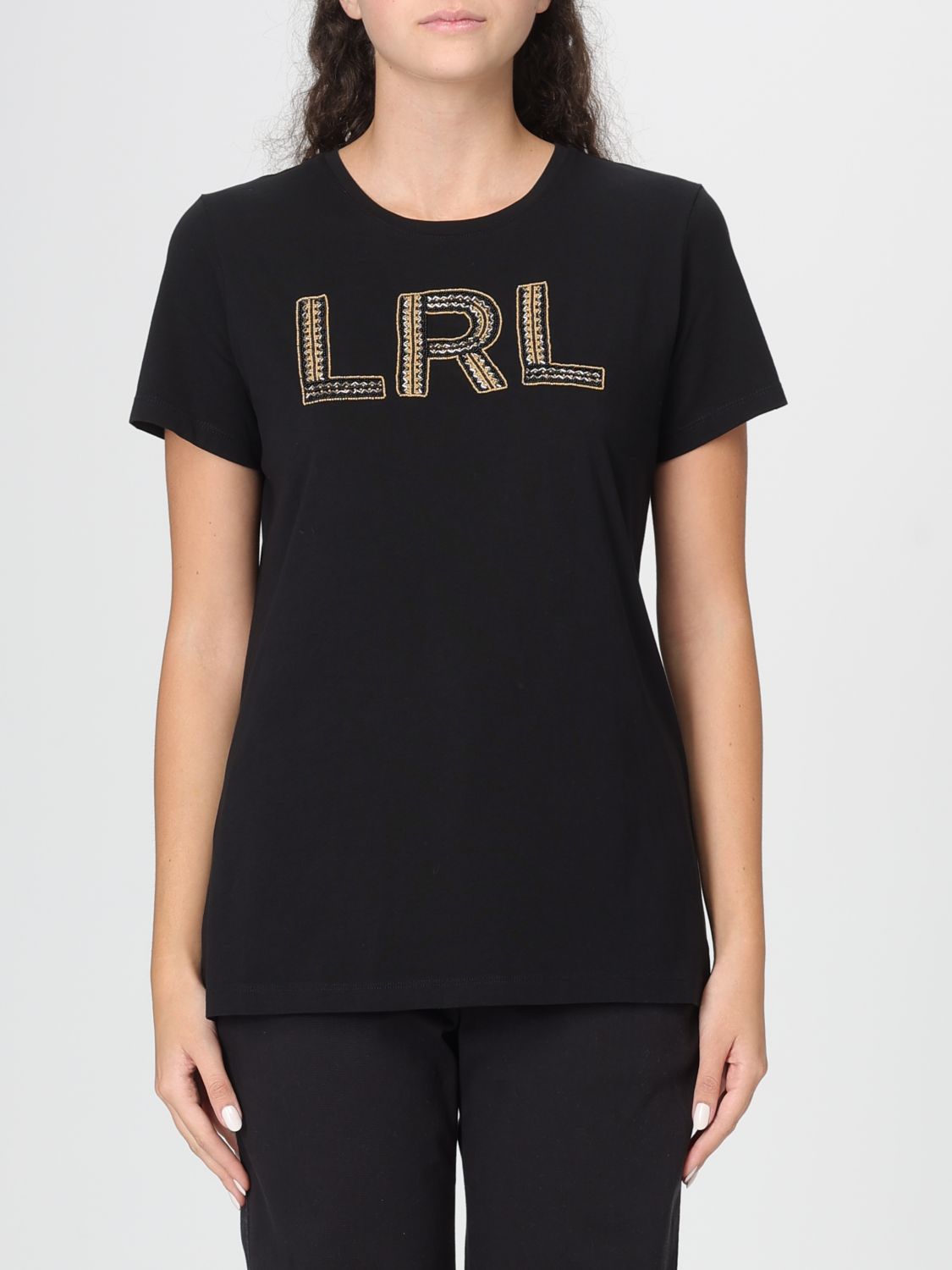 Ralph Lauren T-shirt Lauren  Woman Color Black In Black