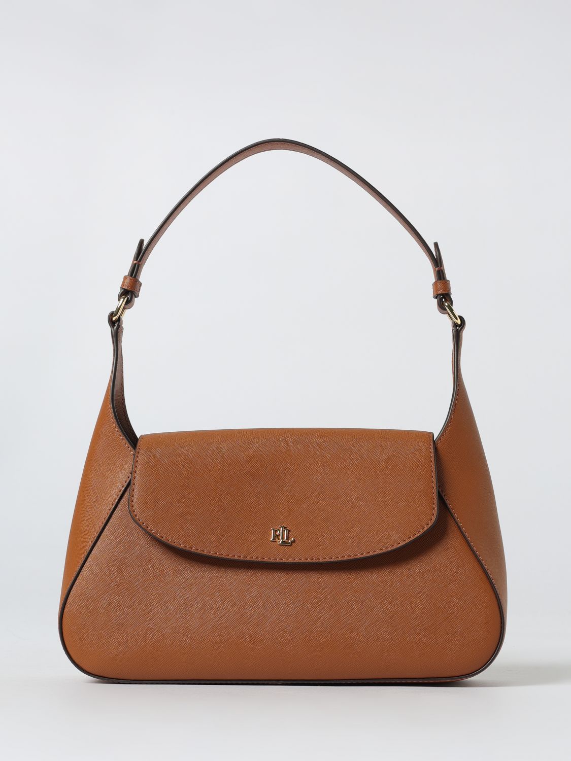 Ralph Lauren Shoulder Bag Lauren  Woman Color Leather In Brown