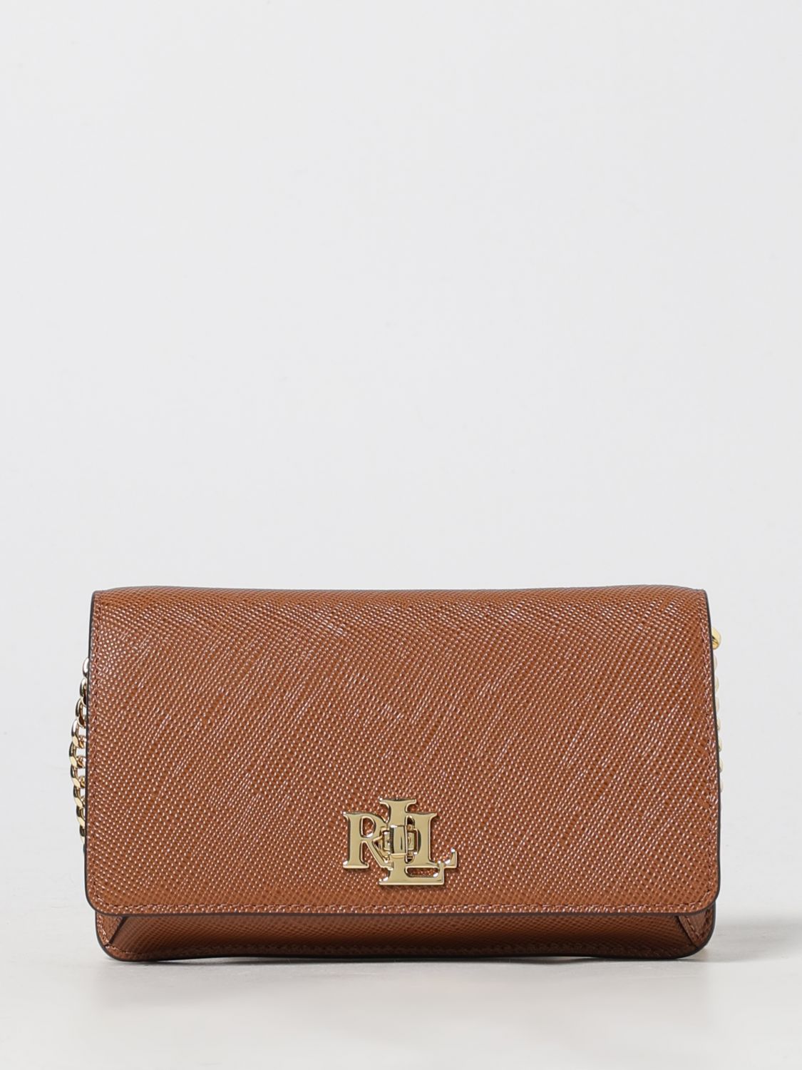 Ralph Lauren Crossbody Bag Lauren  Woman Color Leather In Brown