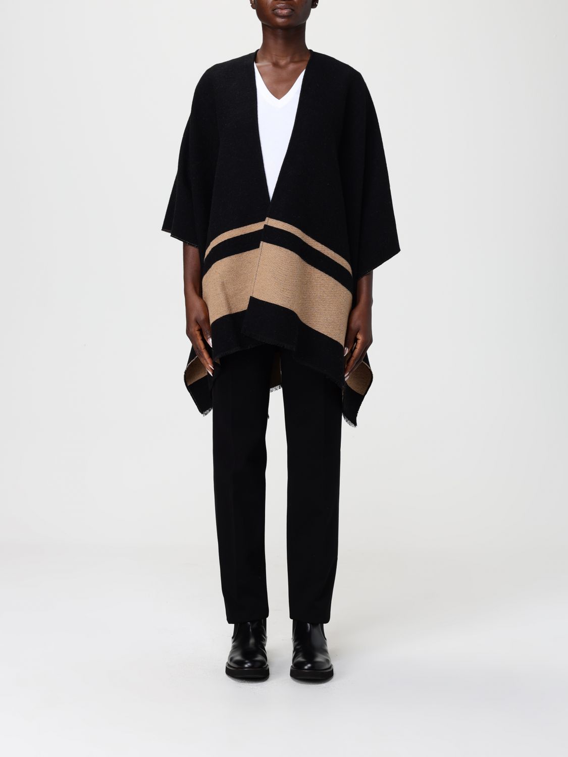 Ralph Lauren Cape Lauren  Woman Color Black In Black