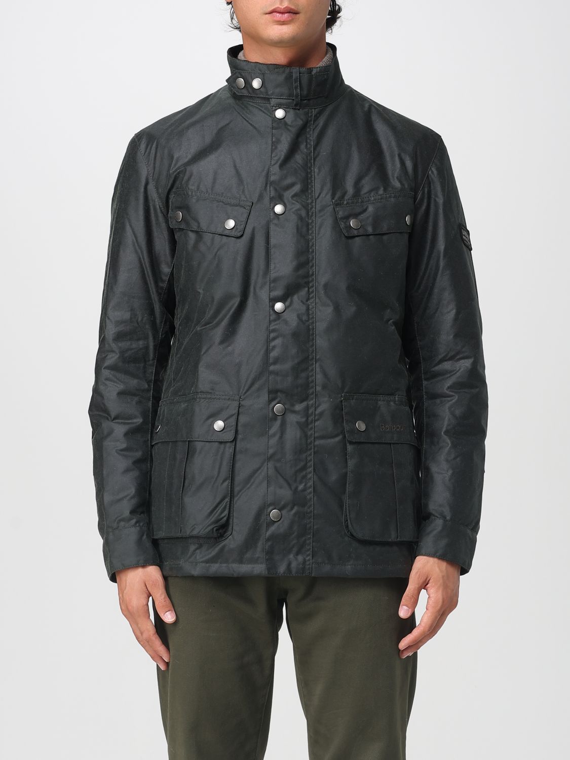Barbour Jacket Men Color Sage In Green
