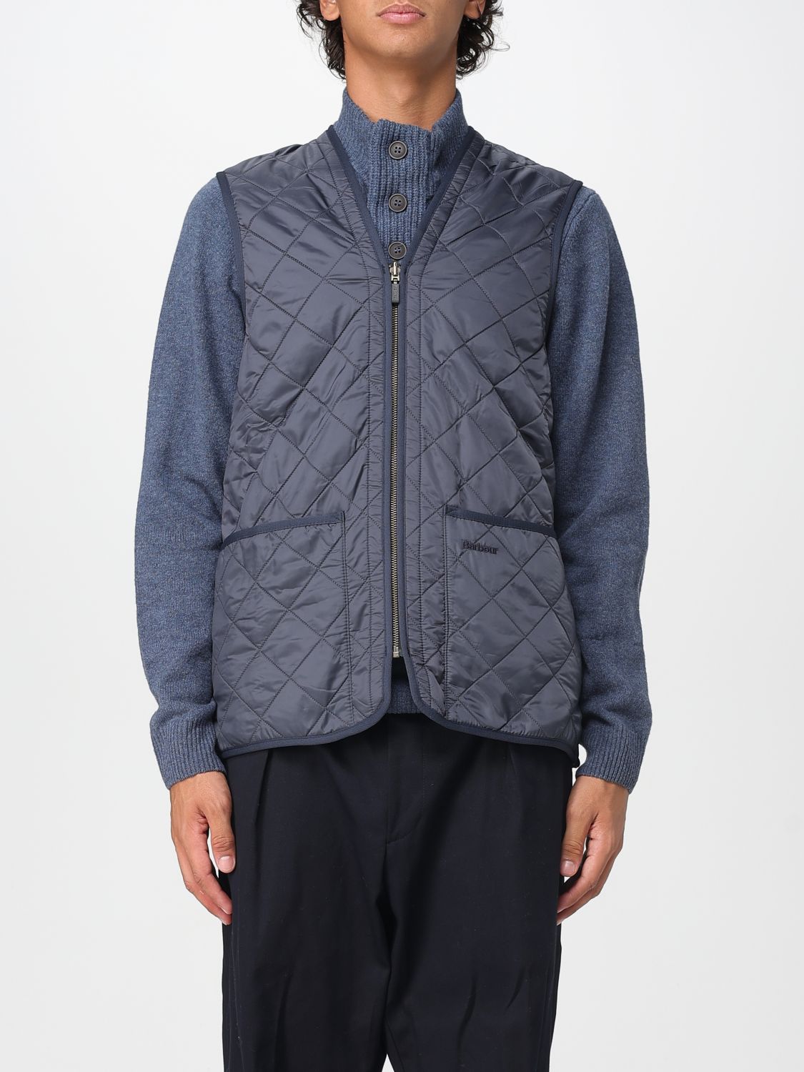 Barbour Suit Vest  Men Color Blue In Blue