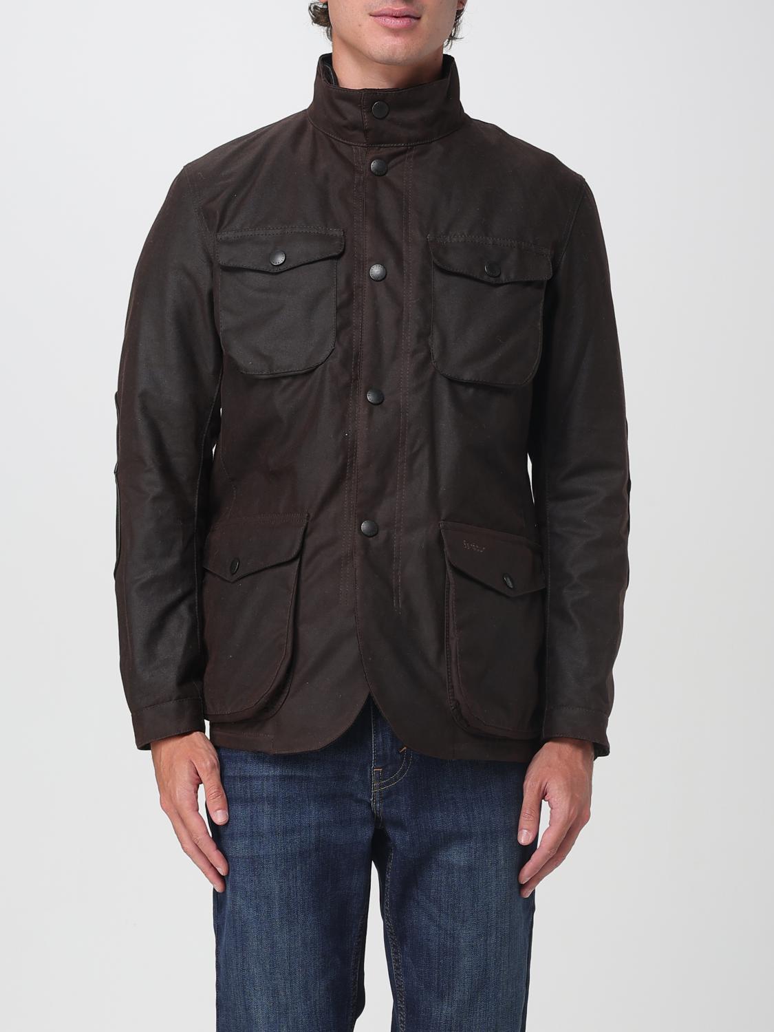 Barbour Jacket Men Color Burnt In Brown