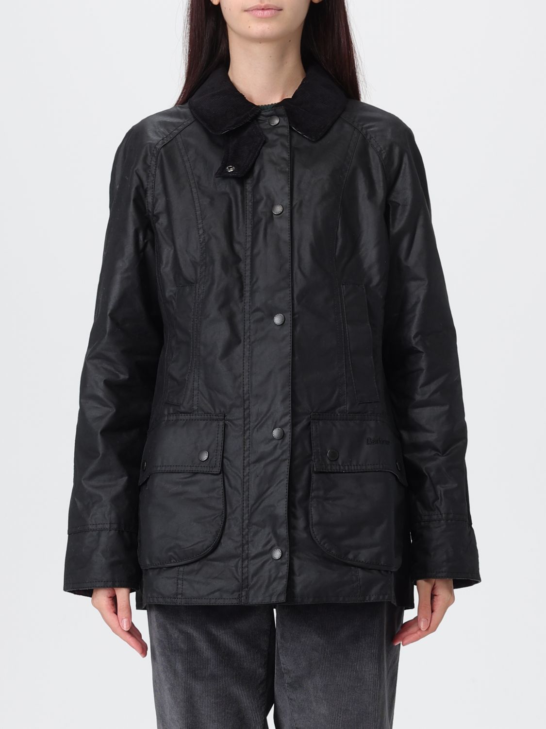 Barbour Jacket  Woman Color Black In Black