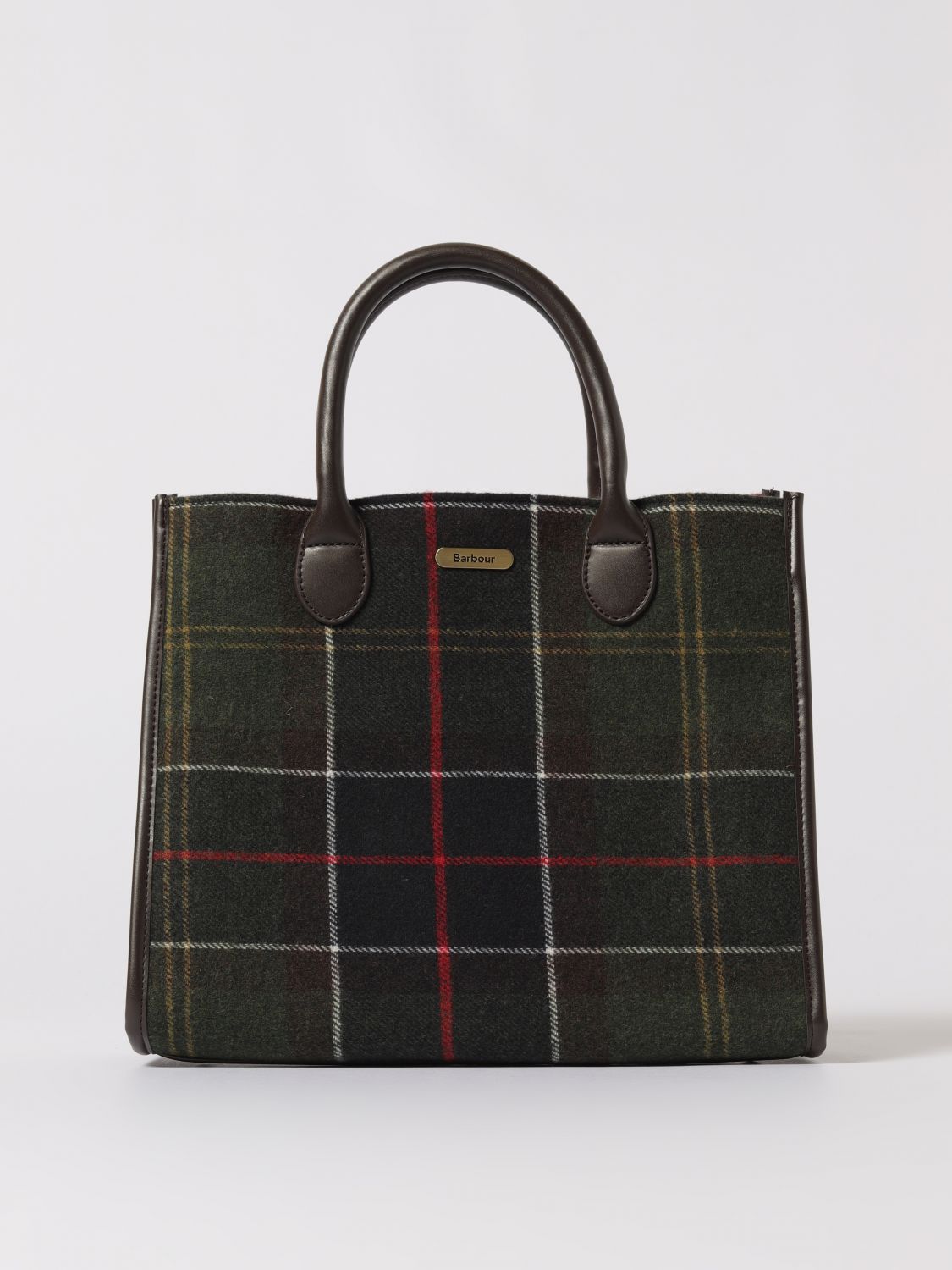 Barbour Borsa Tote Barrhill Classic Tartan In Green