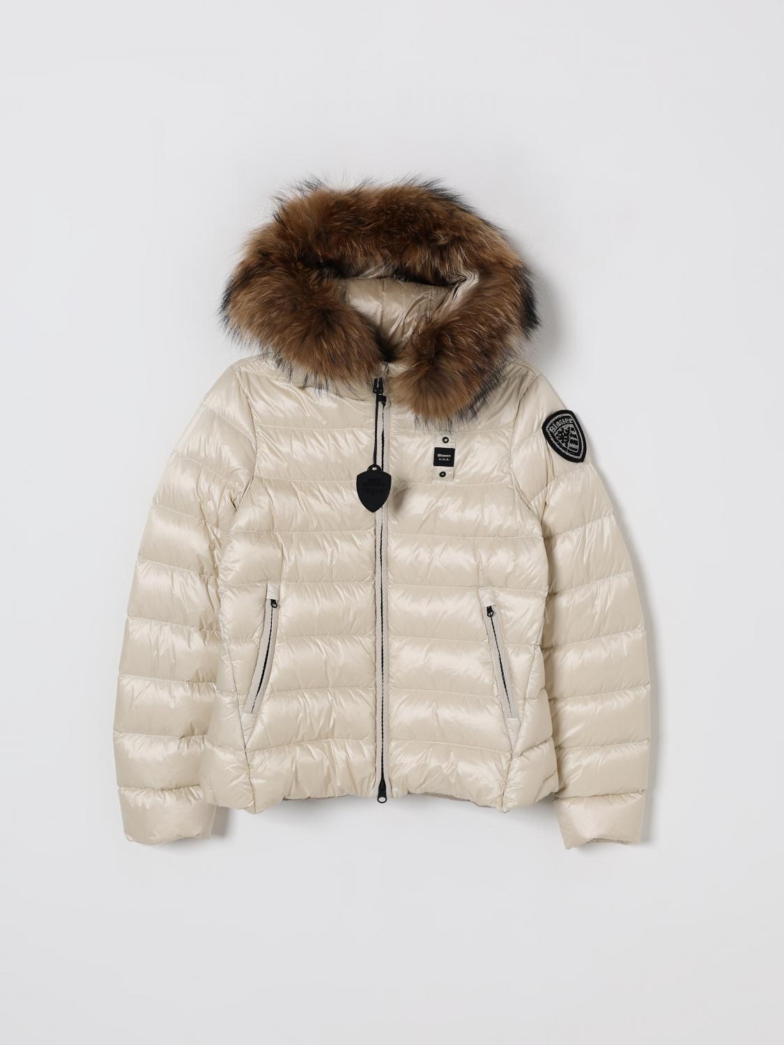 Blauer Jacket Kids Color Grey In Neutral