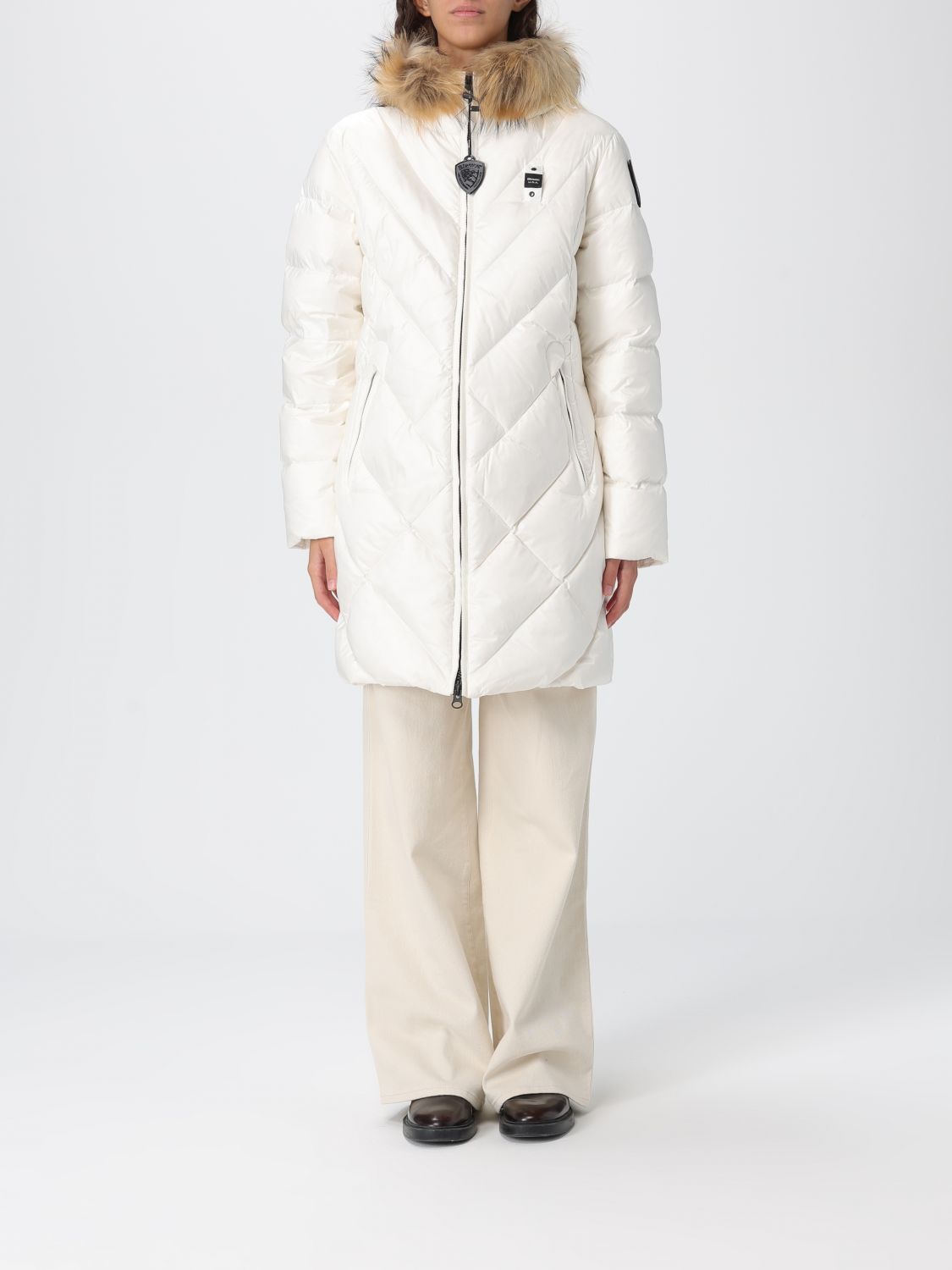 Blauer Jacket  Woman Color White In Neutral